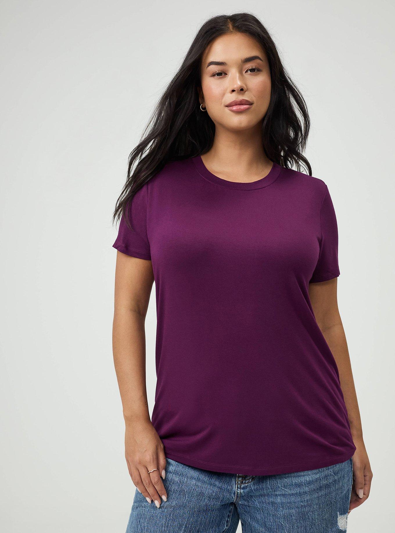Perfect Super Soft Crew Tee, WINTER BLOOM, hi-res