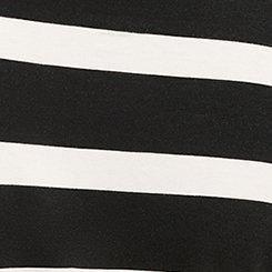 Perfect Super Soft Crew Tee, BRUNCH STRIPE DEEP BLACK, swatch
