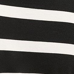 Perfect Super Soft Crew Neck Tee, BRUNCH STRIPE DEEP BLACK, swatch