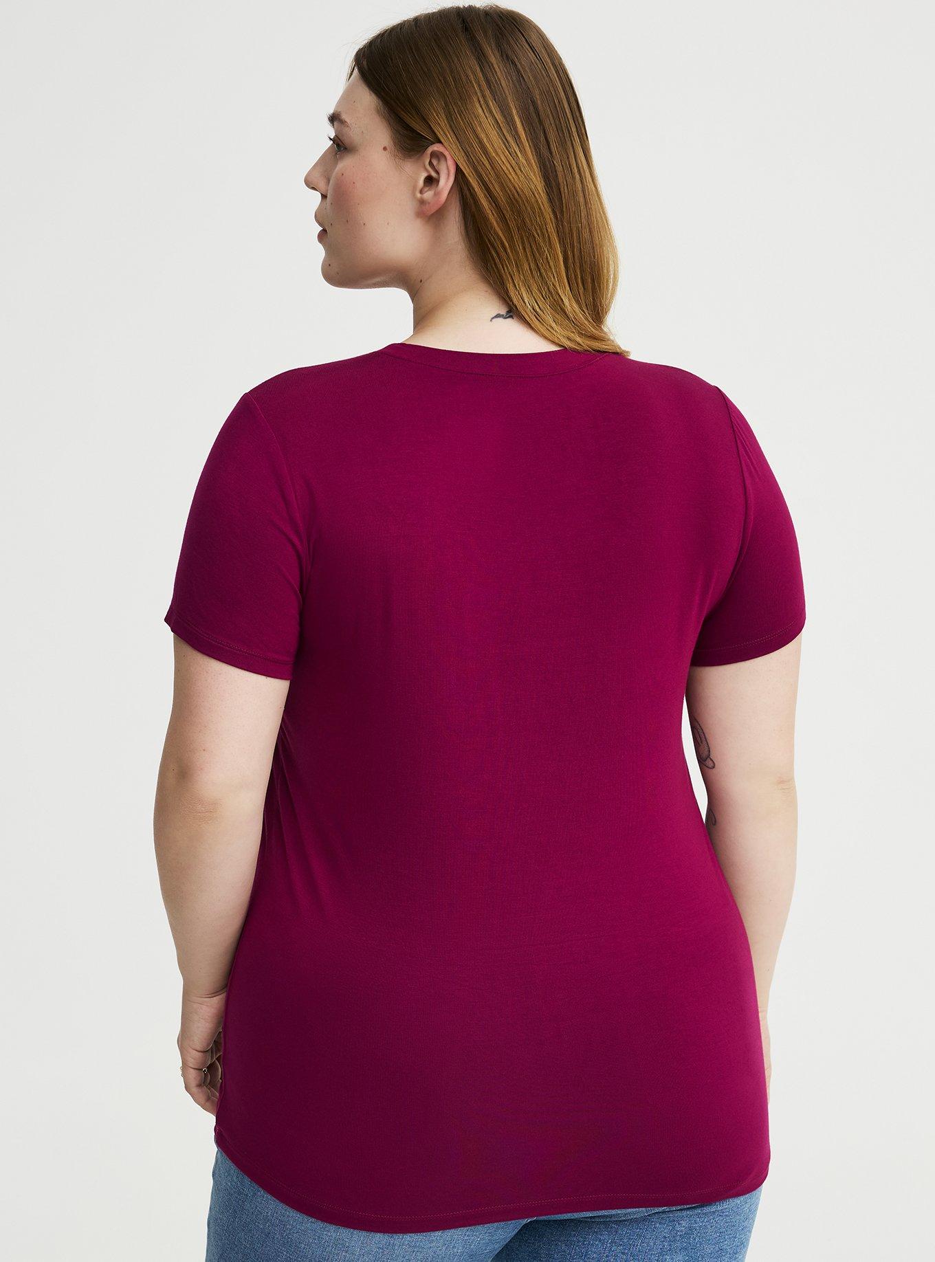 Perfect Super Soft Crew Tee, PURPLE POTION, alternate