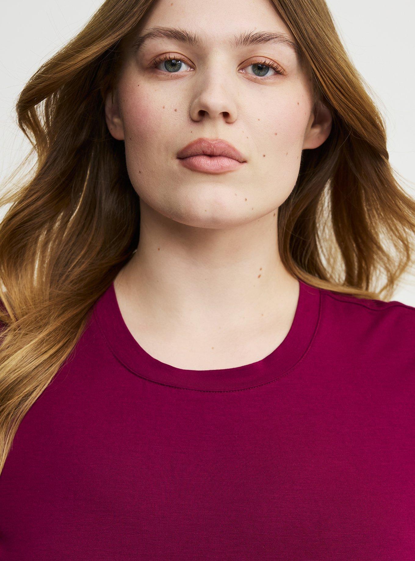 Perfect Super Soft Crew Tee, PURPLE POTION, alternate