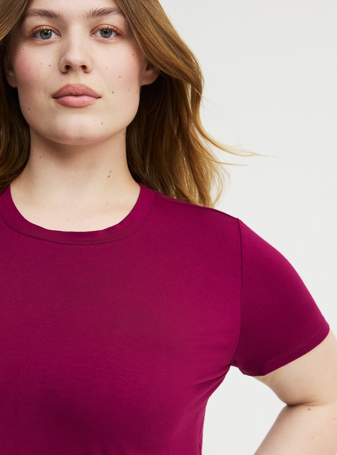 Perfect Super Soft Crew Tee, PURPLE POTION, alternate