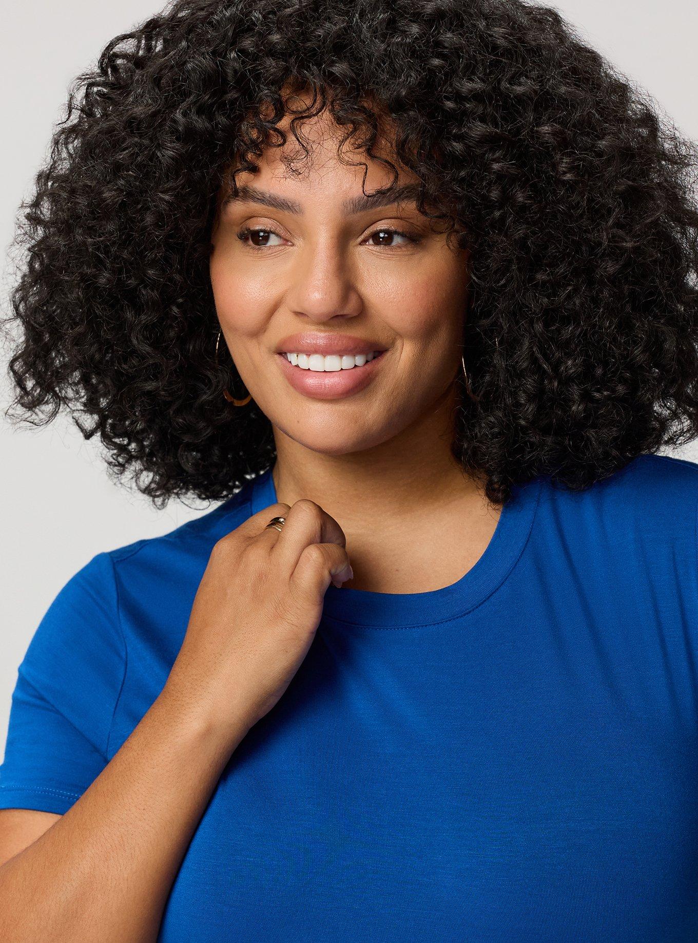 Perfect Super Soft Crew Tee, BLUE QUARTZ, alternate
