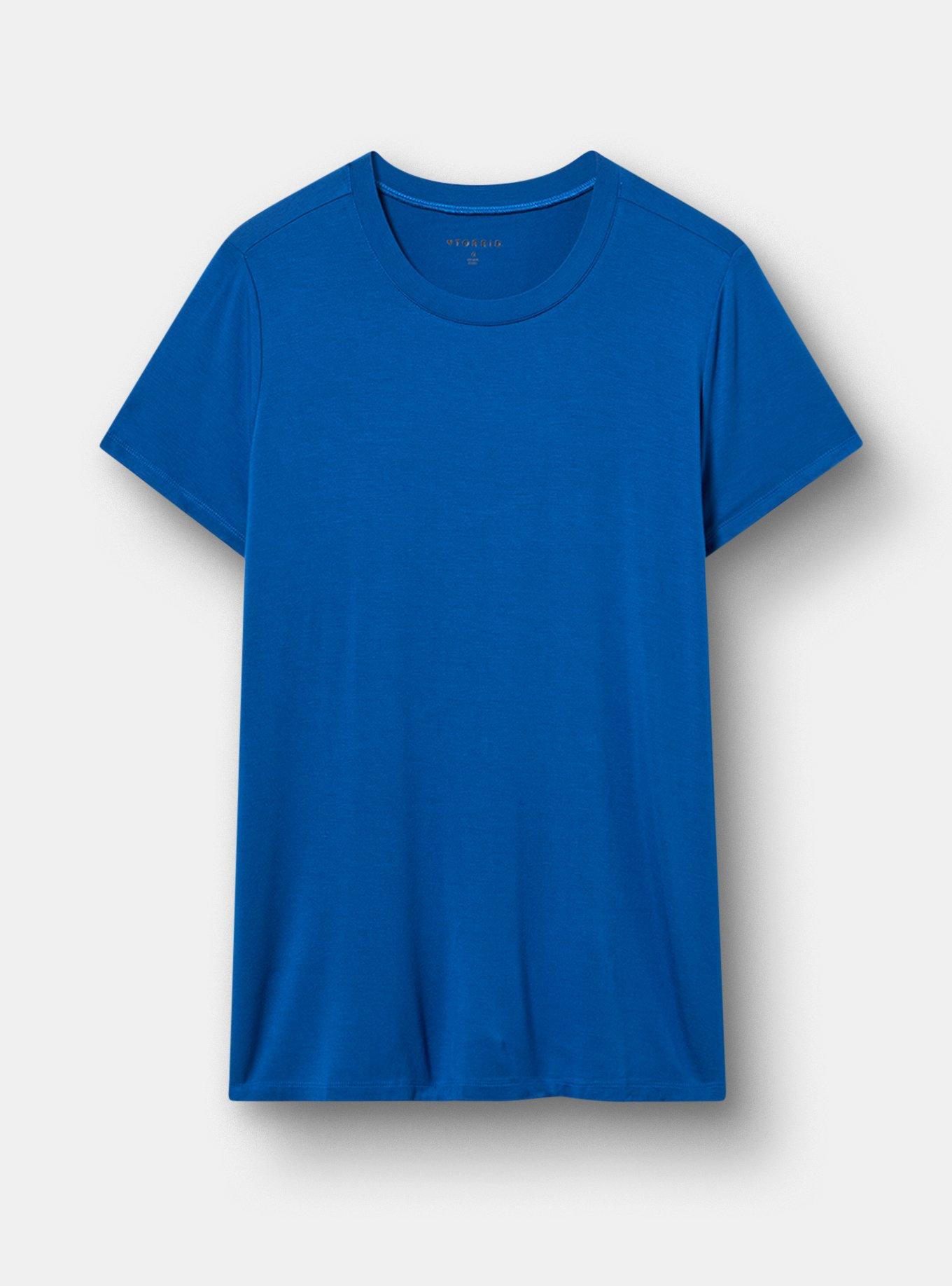 Perfect Super Soft Crew Tee, BLUE QUARTZ, hi-res