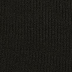 Ribbed High Neck Tank Top, DEEP BLACK, swatch