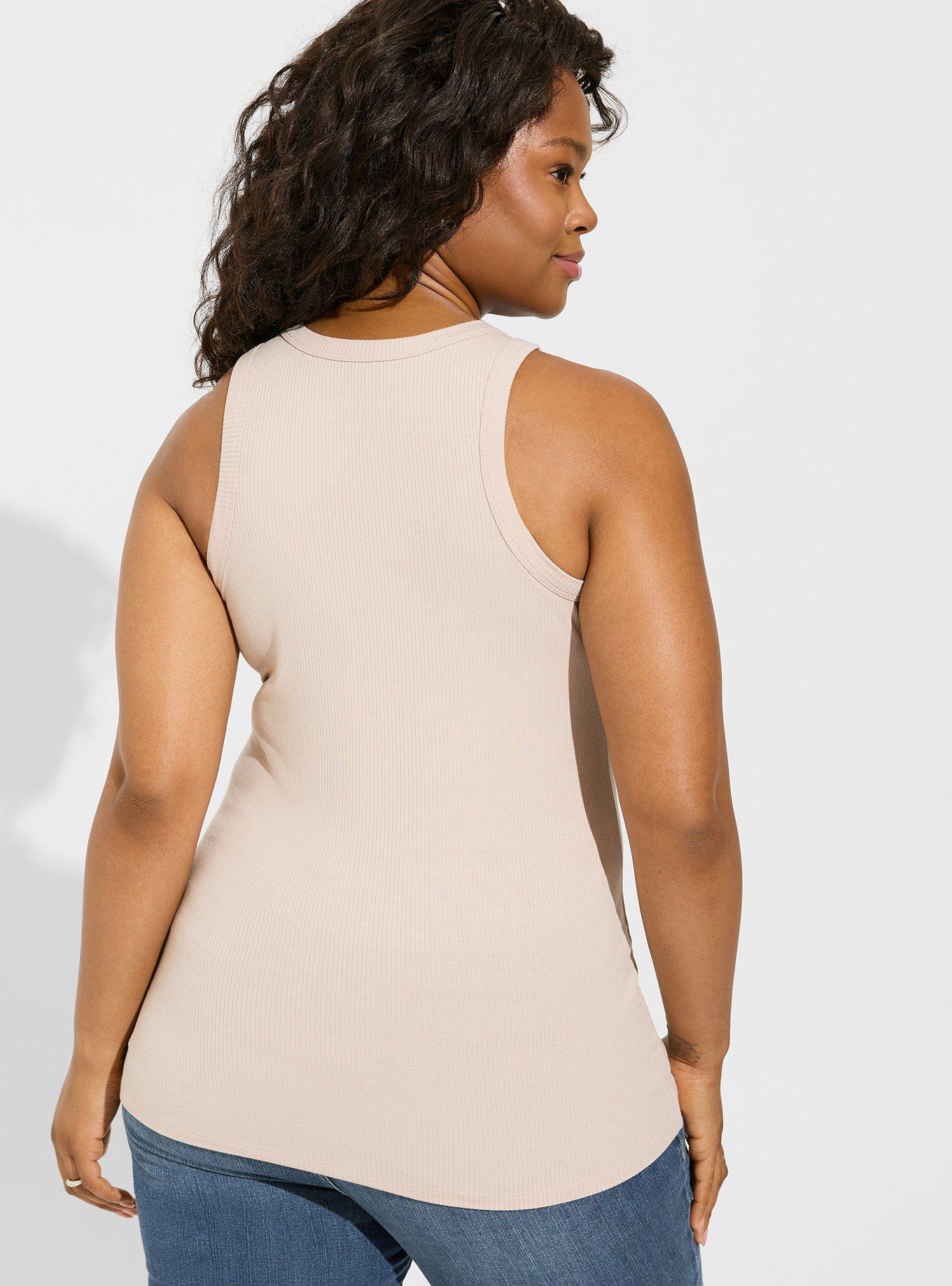 Plus Size - Super Soft Rib Sleeveless Lounge Tank - Torrid