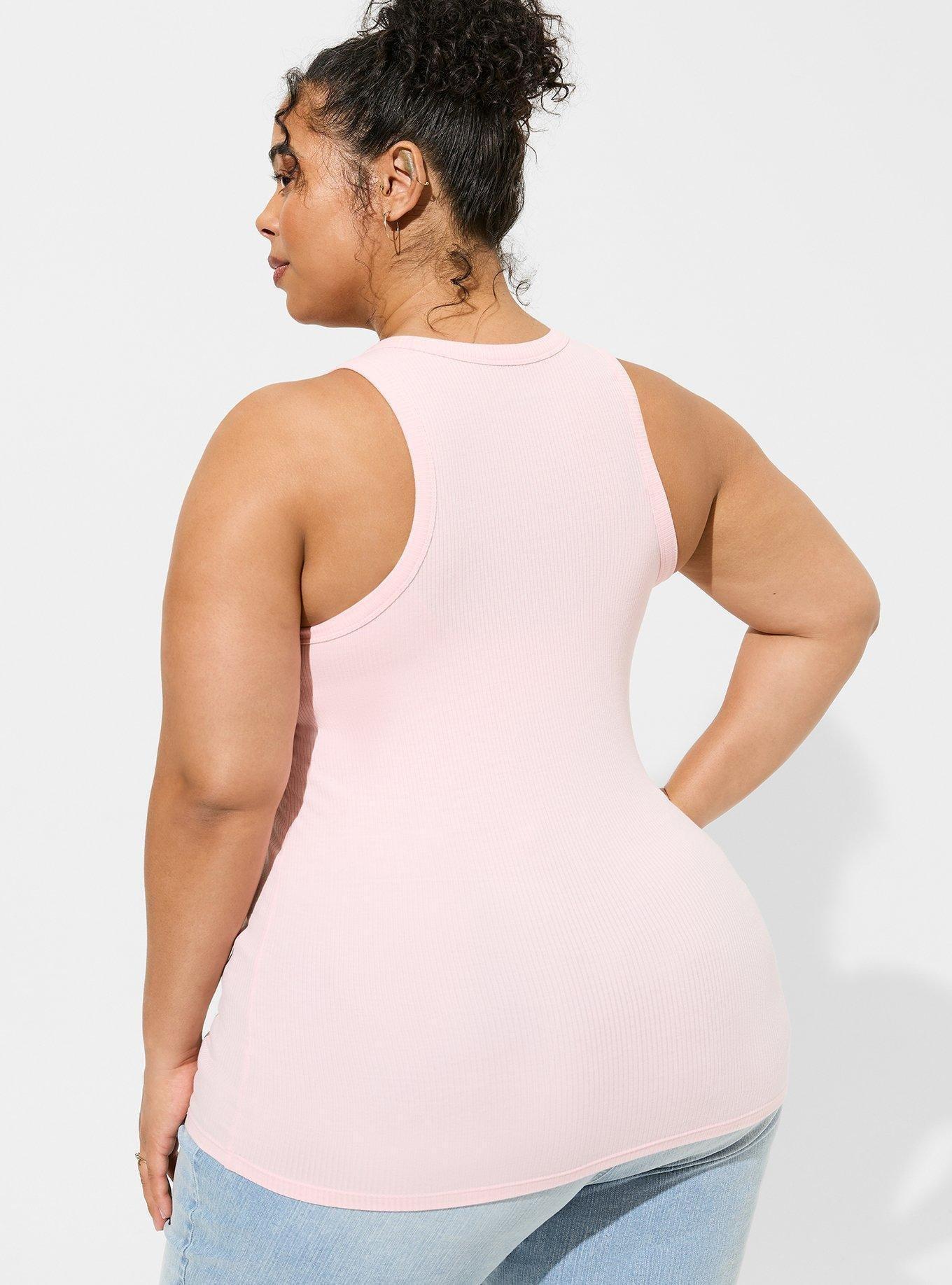 Plus Size - Super Soft Rib Sleeveless Lounge Tank - Torrid