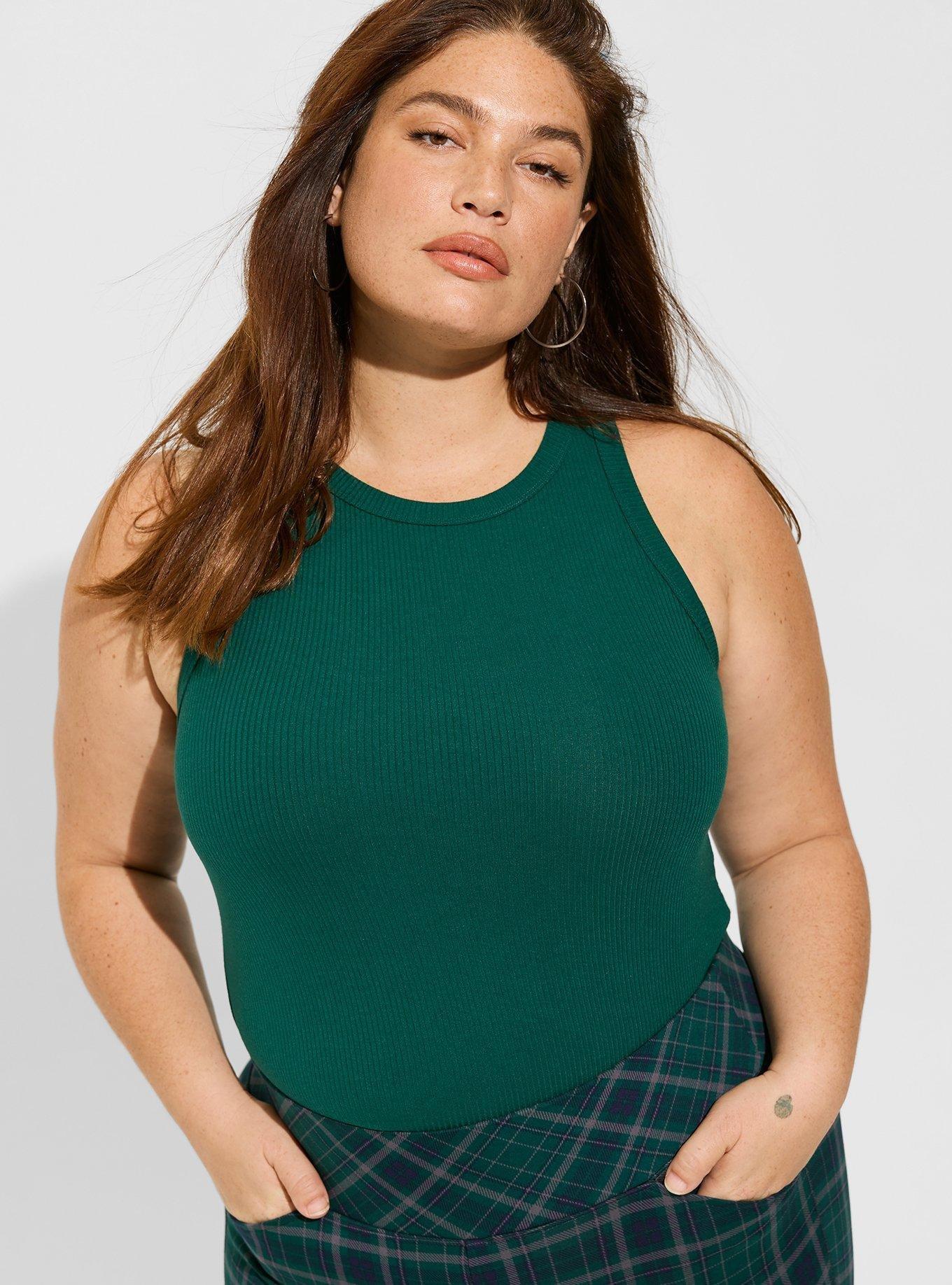 Torrid Mint Green High Neck Jersey Maxi Dress Plus Size Sleeveless Womens 2  2X