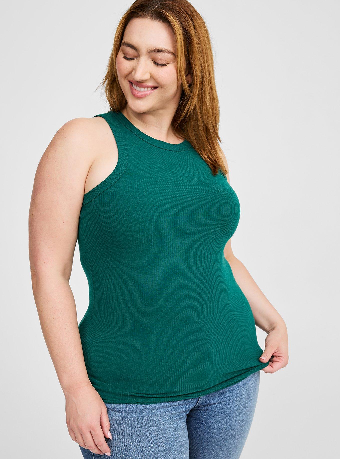 Plus Size - Super Soft V-Neck Swing Tank - Torrid