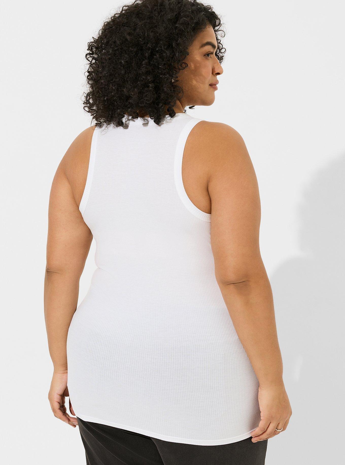 Plus Size - Super Soft Rib Sleeveless Lounge Tank - Torrid