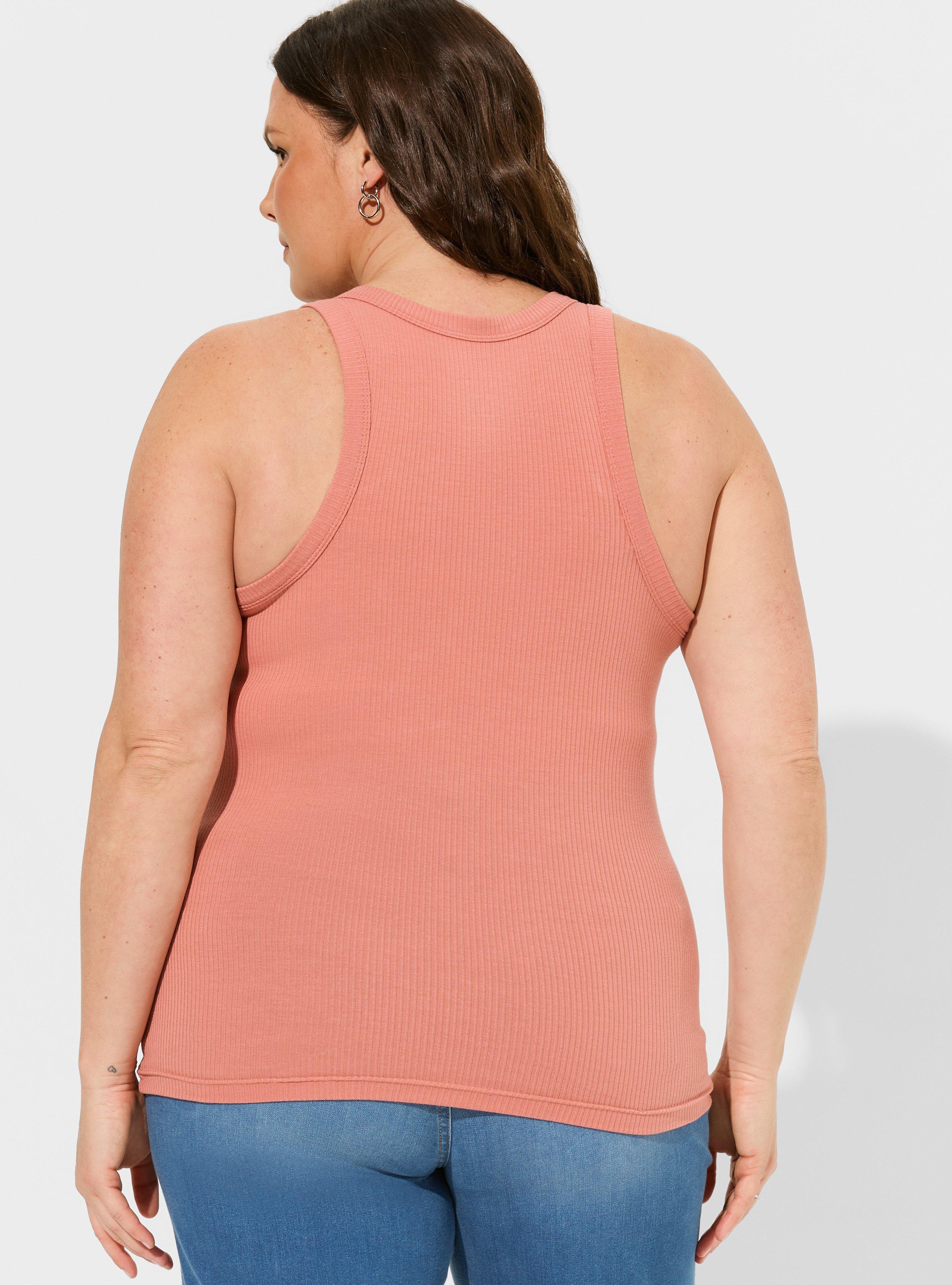 Plus Size - Super Soft Rib High Neck Tank Top - Torrid