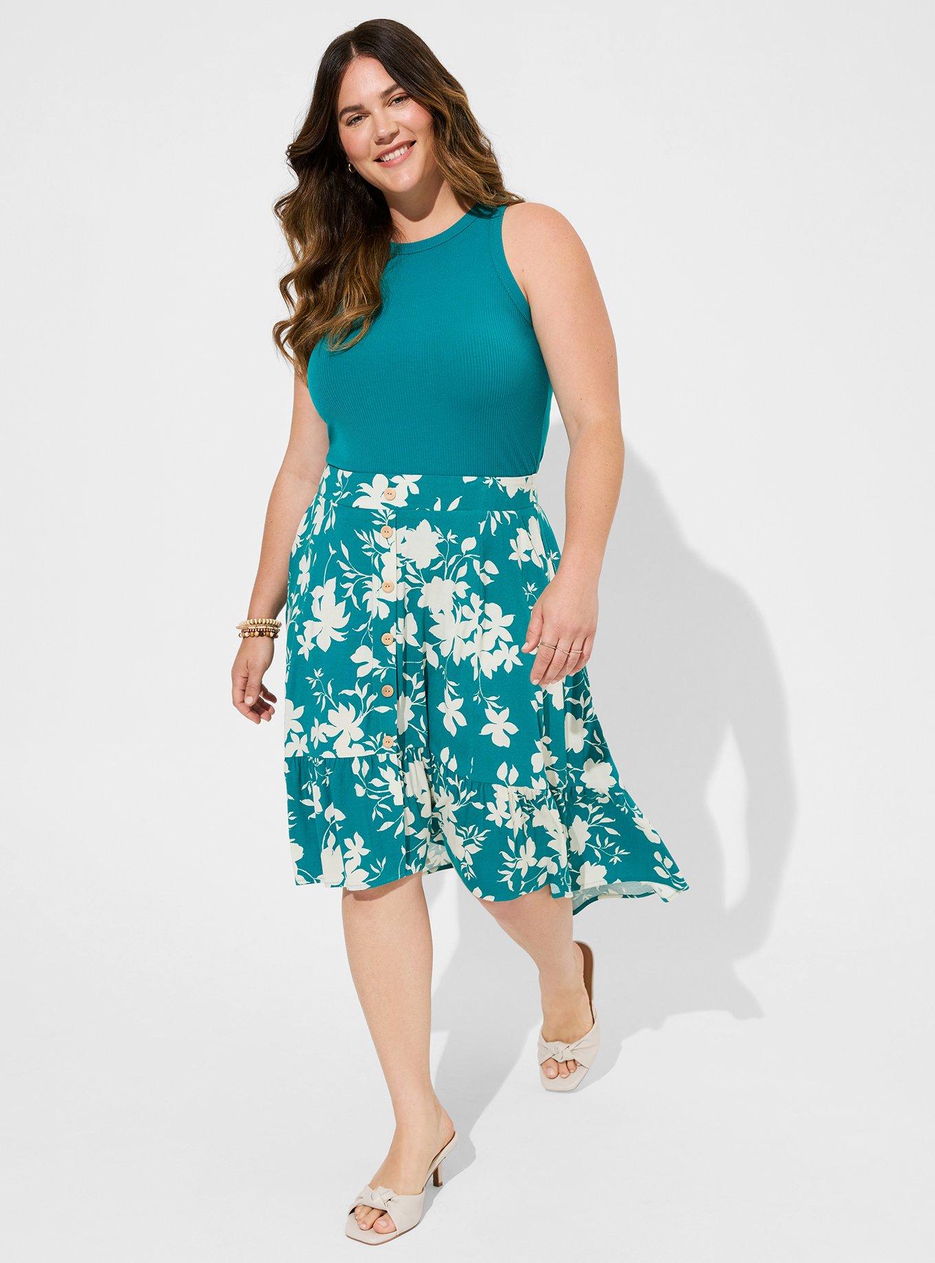 Plus Size - Super Soft Rib High Neck Tank Top - Torrid