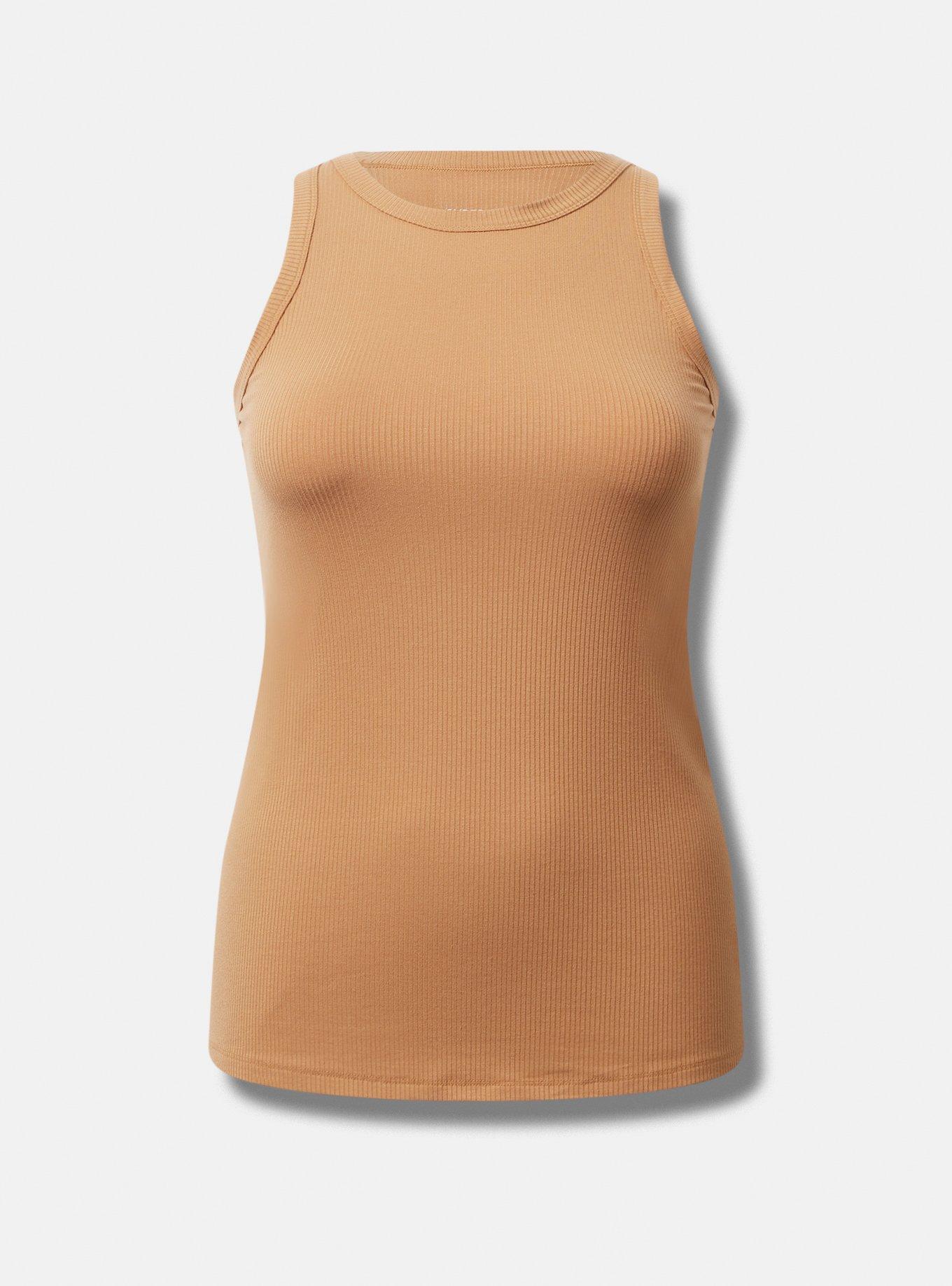Plus Size Super Soft Rib High Neck Tank Top Torrid