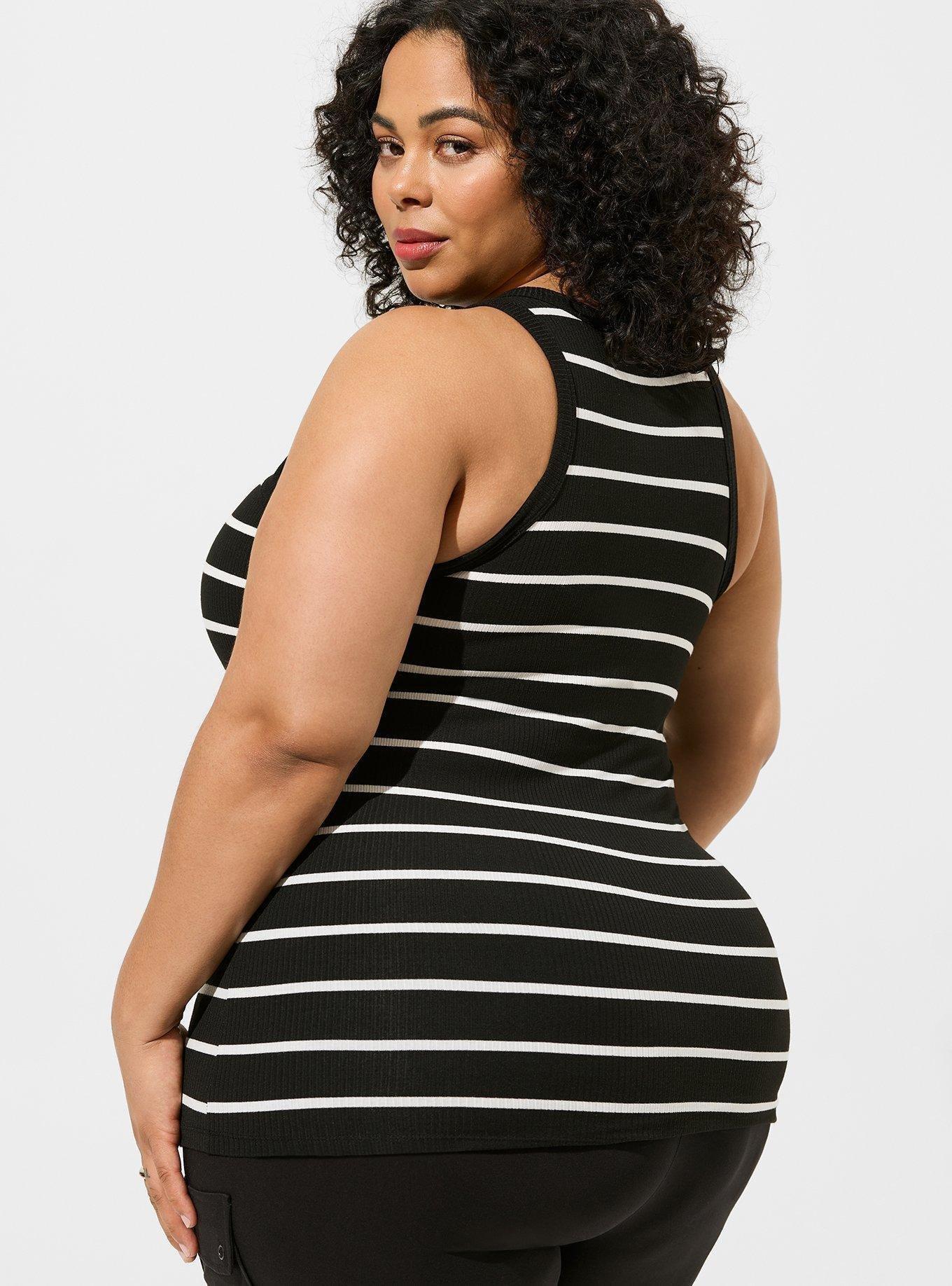 Plus Size - Super Soft Rib High Neck Tank Top - Torrid