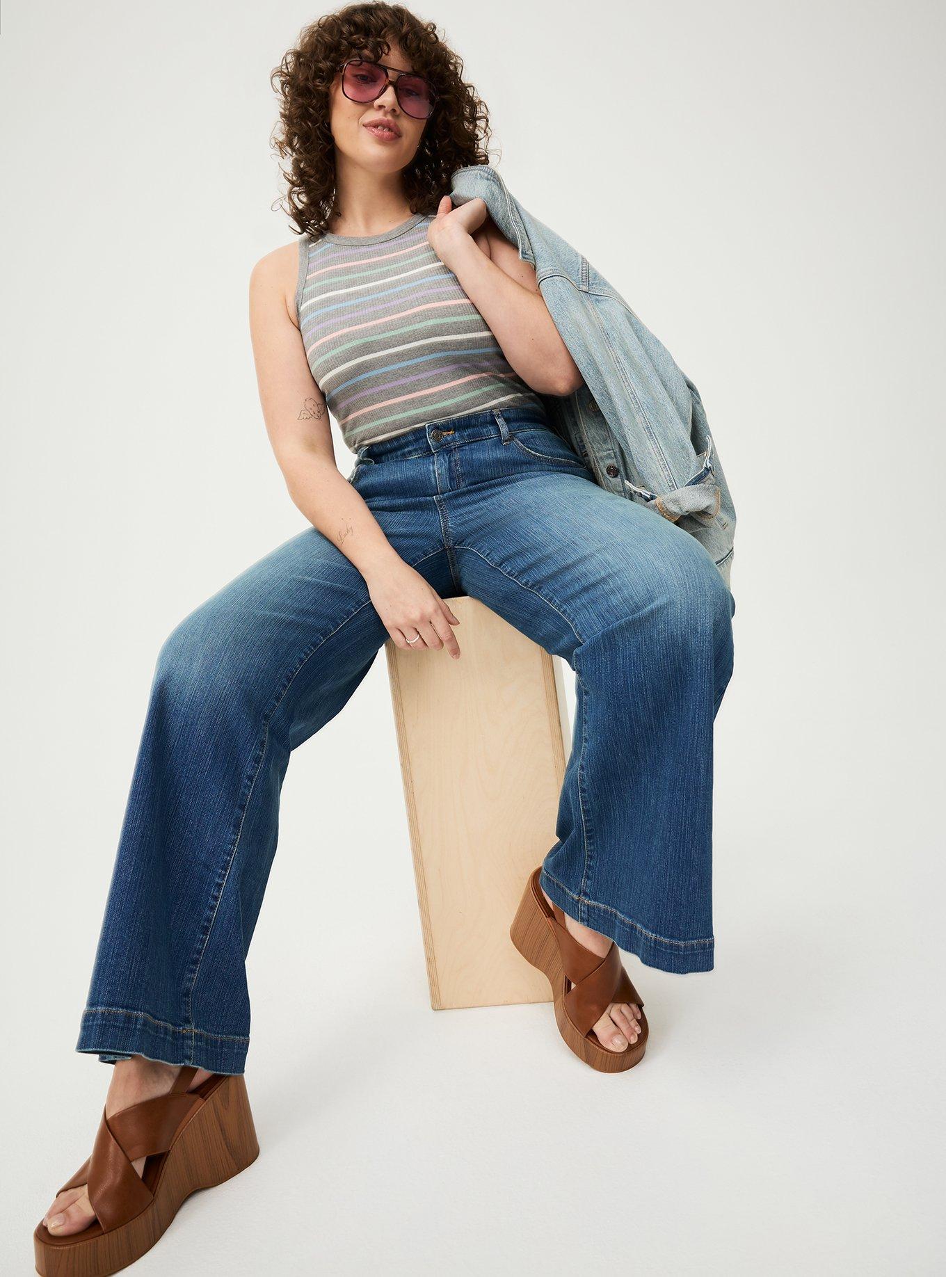 Ribbed High Neck Tank Top