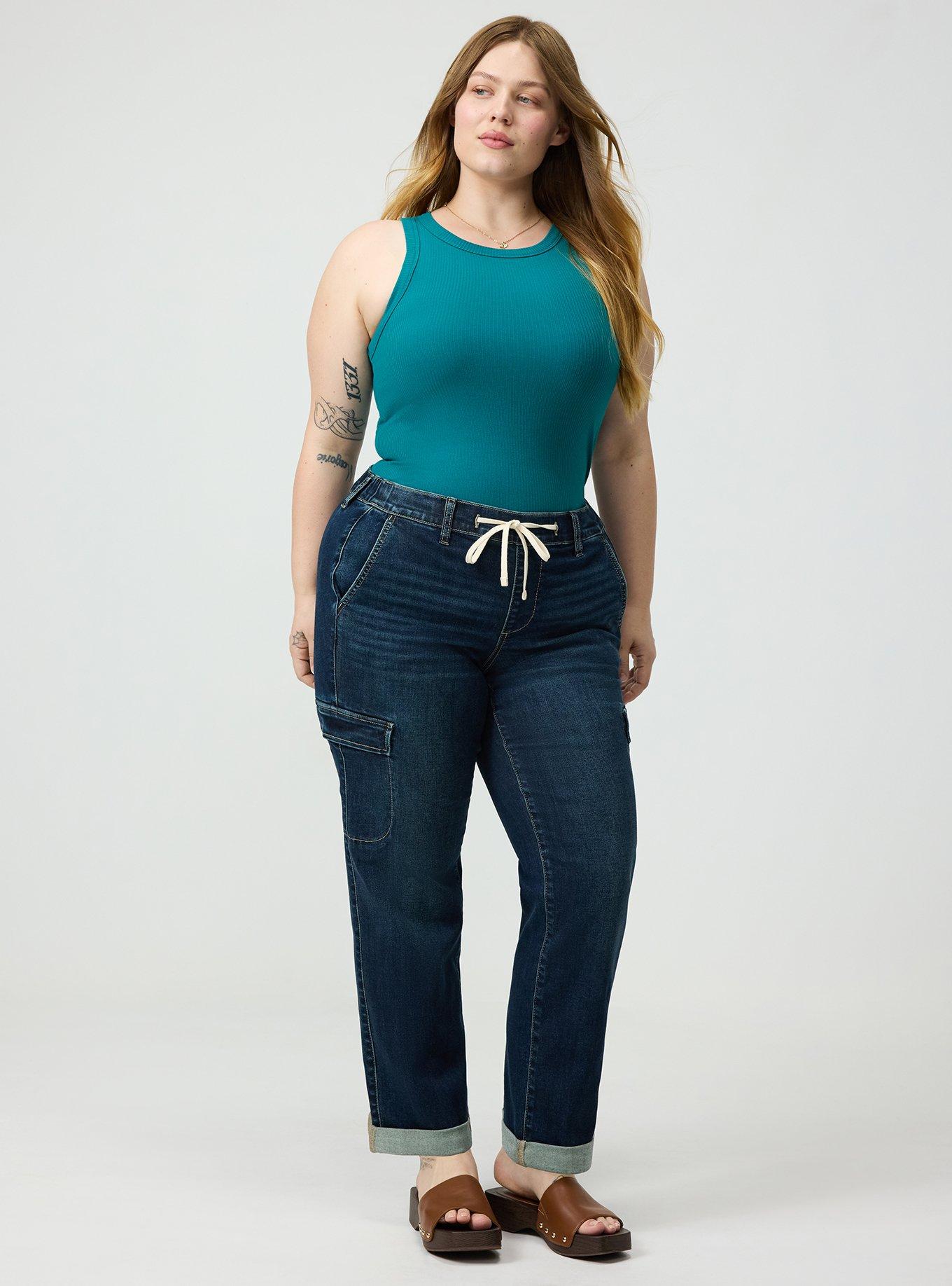 Super Soft Rib High Neck Tank, ALEXANDRITE, alternate