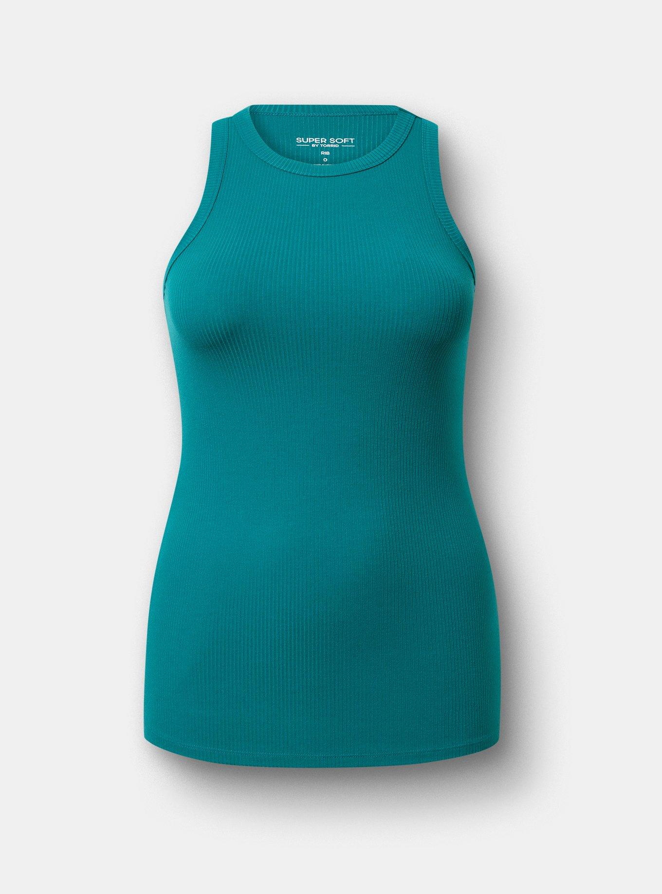 Plus Size - Super Soft Rib High Neck Tank - Torrid