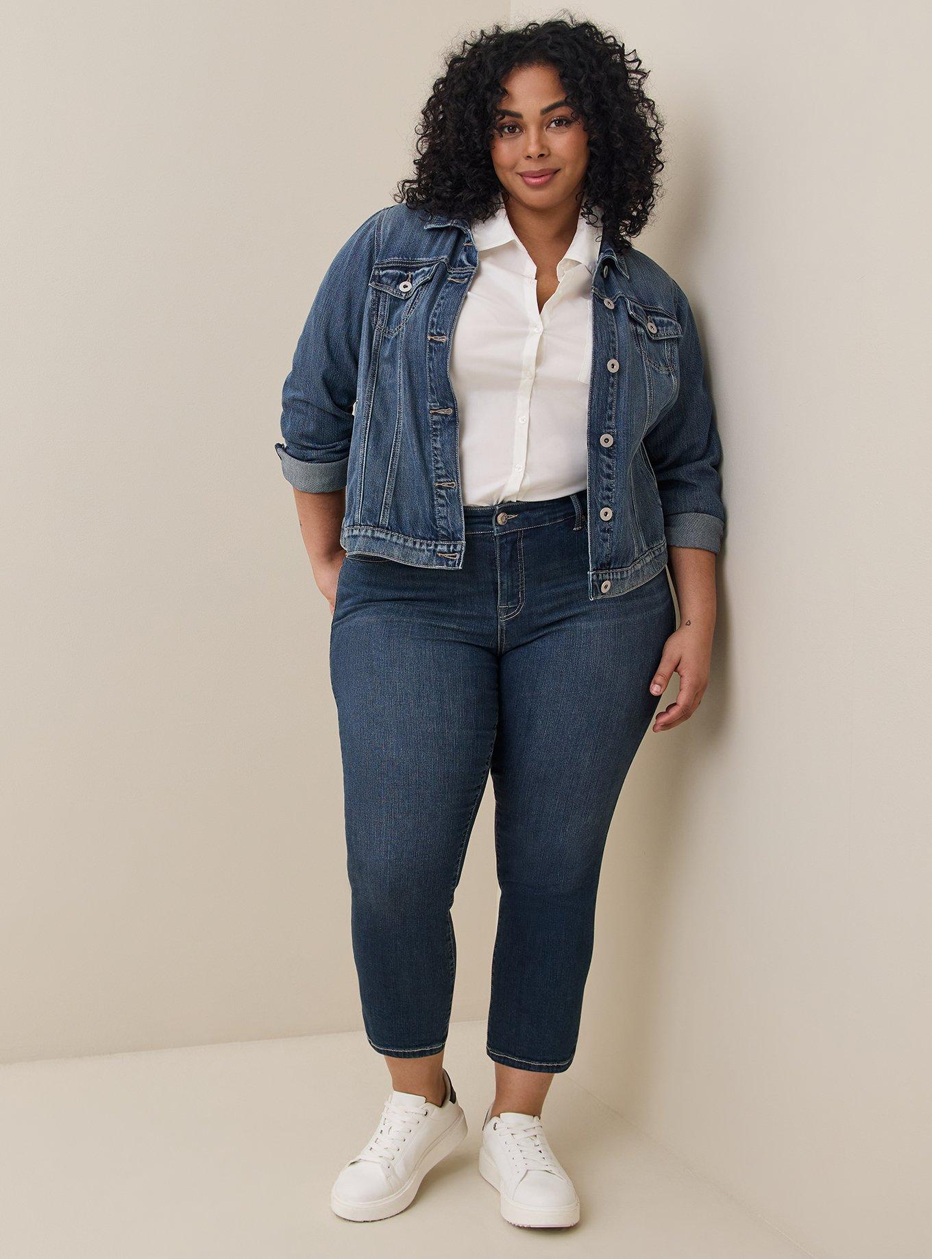 Plus Size - Perfect Boyfriend Ankle Vintage Stretch Mid-Rise Jean - Torrid