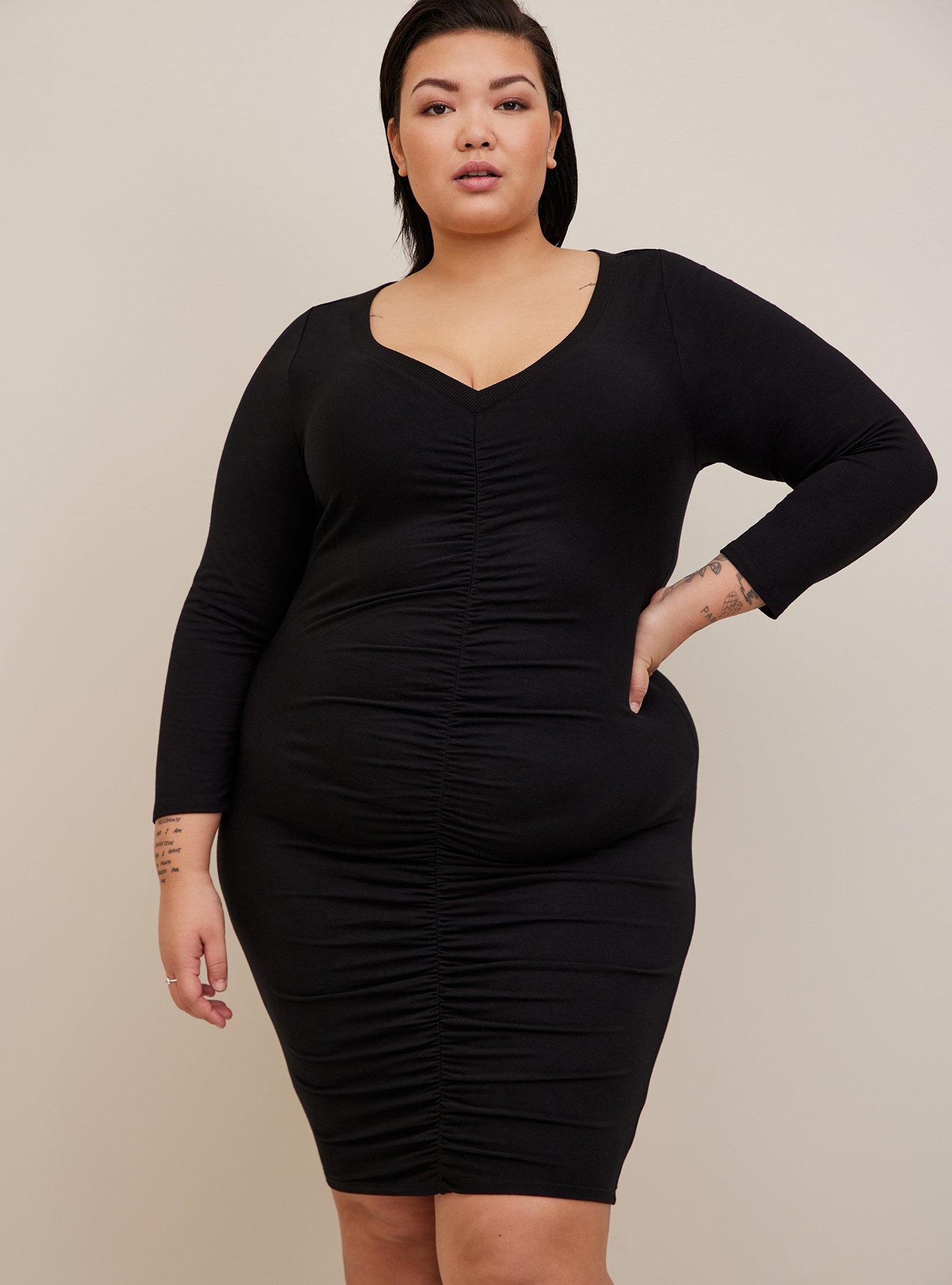 Torrid black hotsell bodycon dress