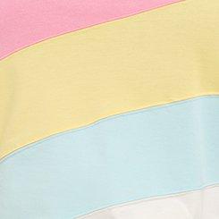 Lightweight French Terry Colorblock Pullover Hoodie, PRISTINE, swatch