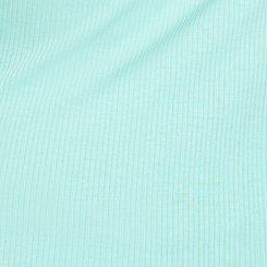 Plus Size Disney The Little Mermaid Rib Fitted High Neck Tank, TURQUOISE, swatch