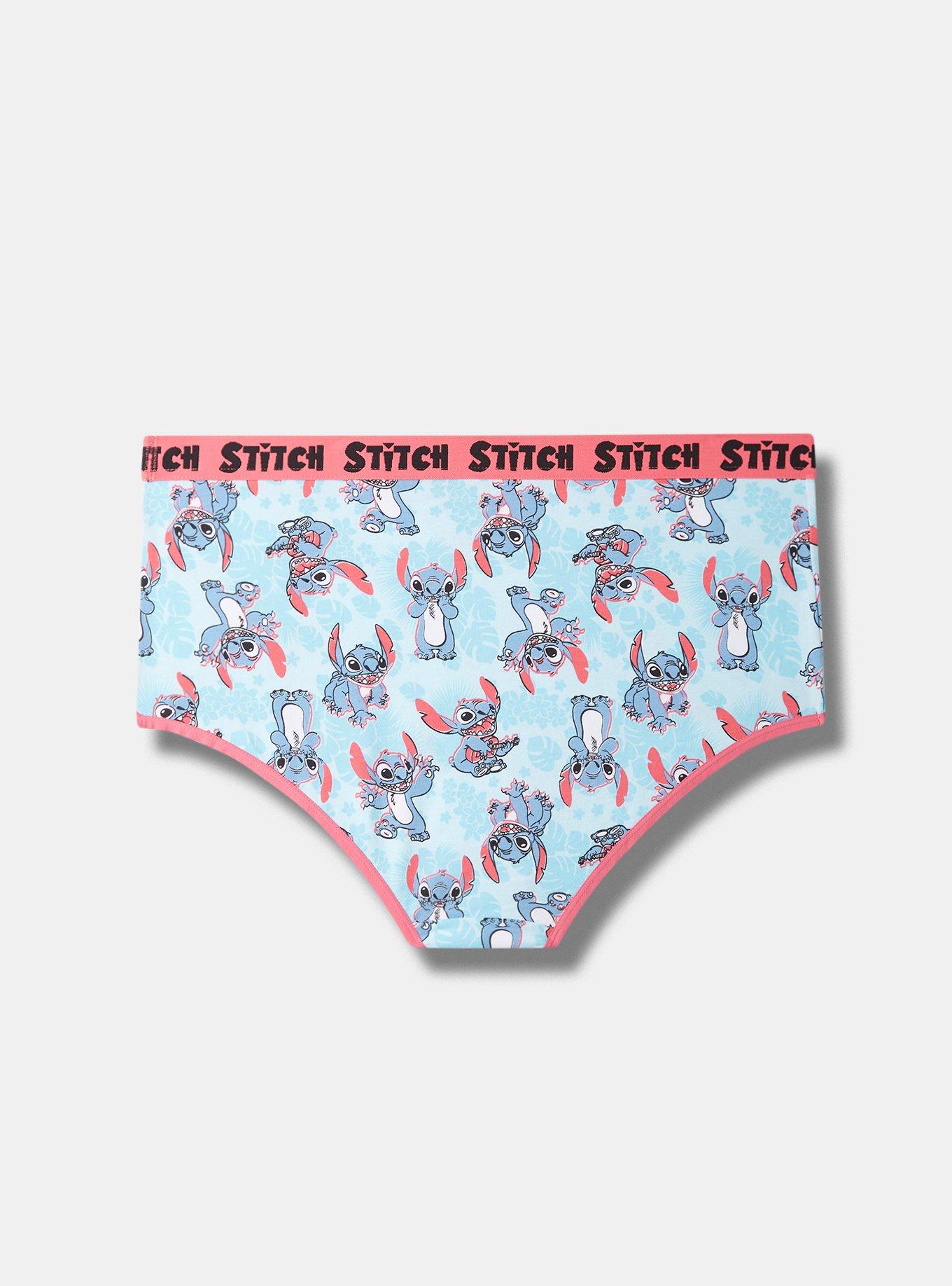 Plus Size - Disney Lilo and Stitch Cotton Mid-Rise Brief Panty - Torrid