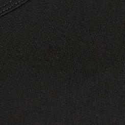 Girlfriend V-Neck Tee, DEEP BLACK, swatch
