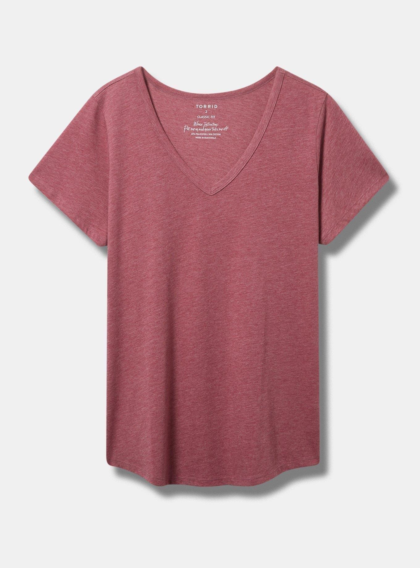Girlfriend Signature Jersey V-Neck Tee
