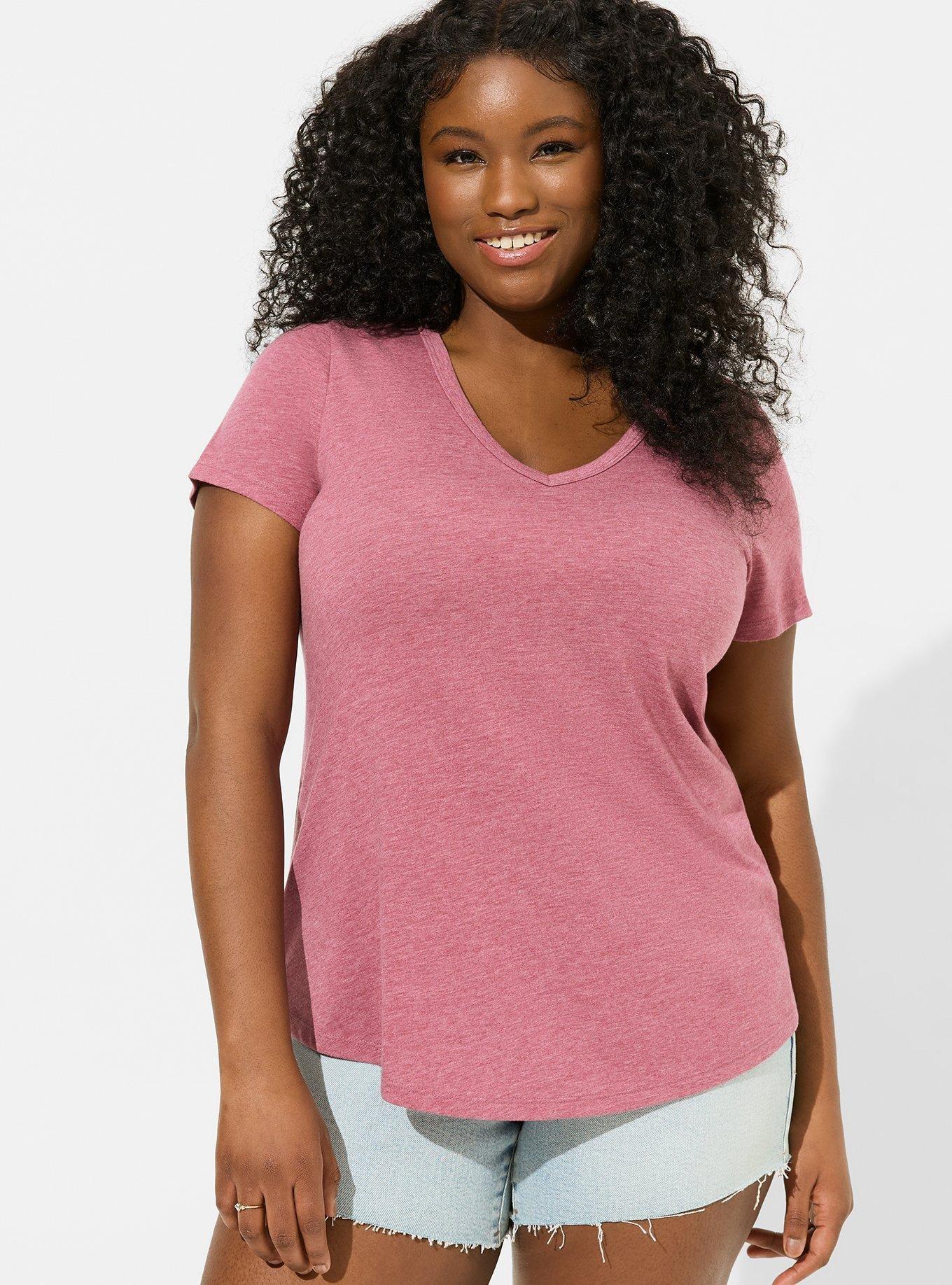 Girlfriend Signature Jersey V-Neck Tee
