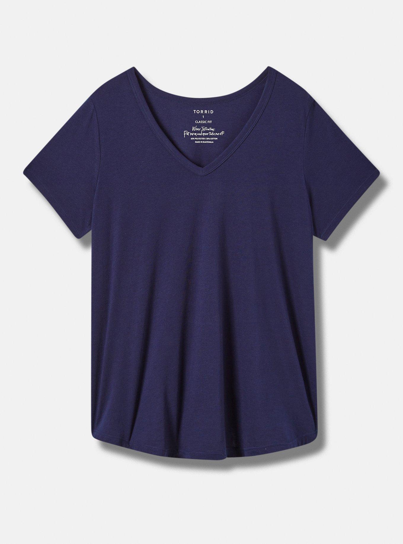 Girlfriend Signature Jersey V-Neck Tee