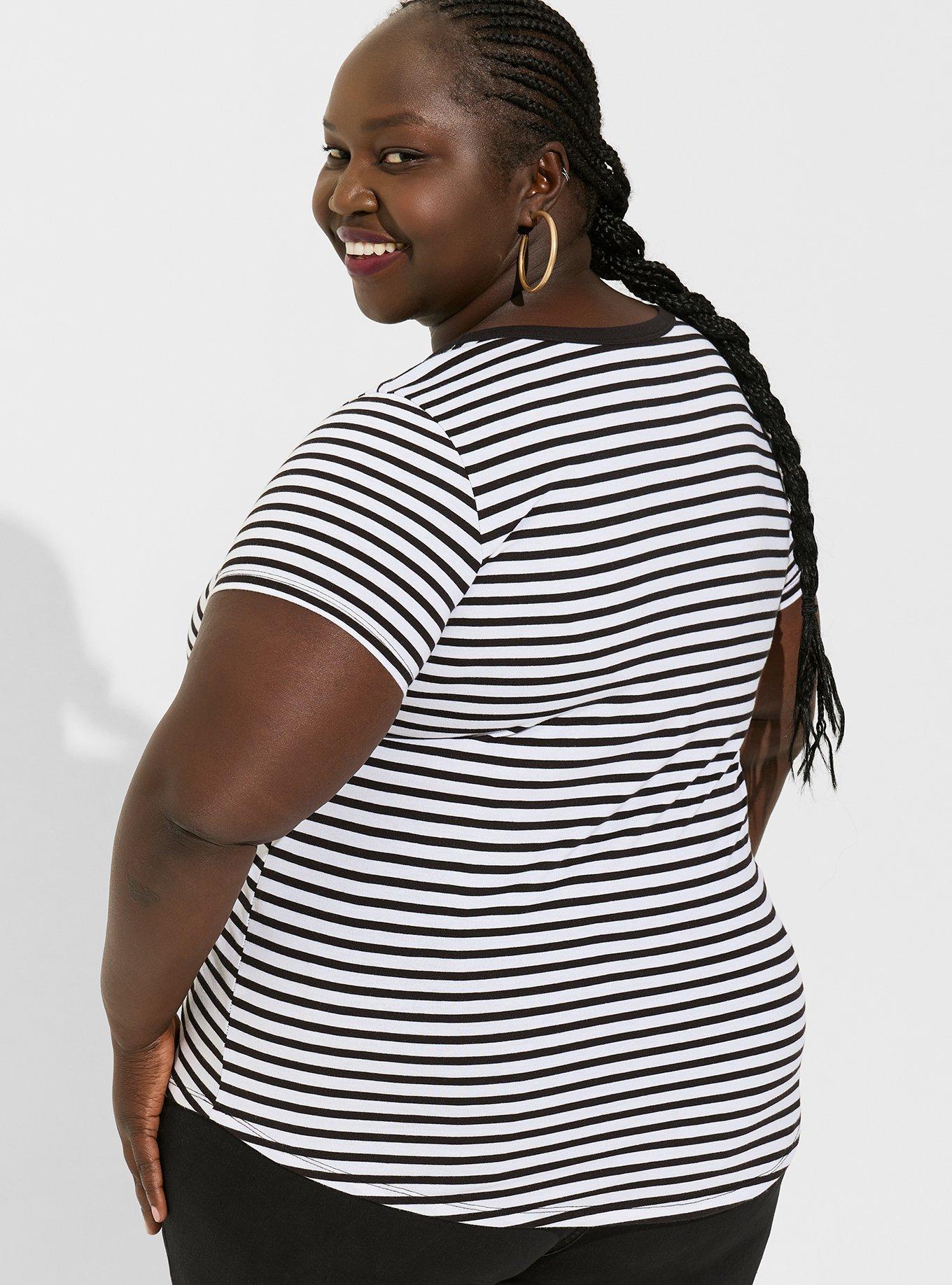 Plus Size - Girlfriend Signature Jersey V-Neck Tee - Torrid