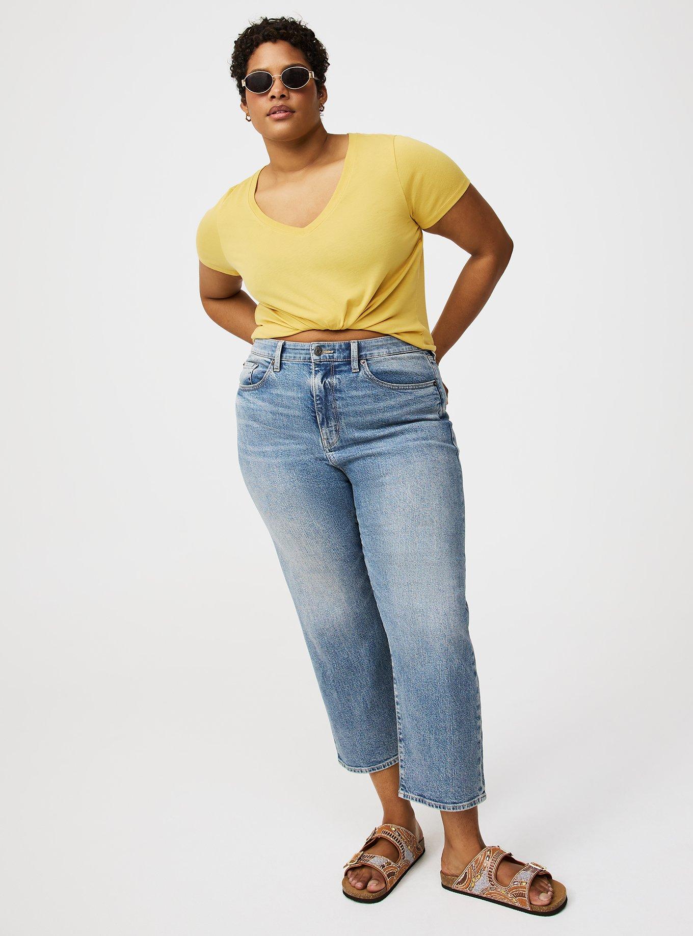 Girlfriend Signature Jersey V-Neck Tee