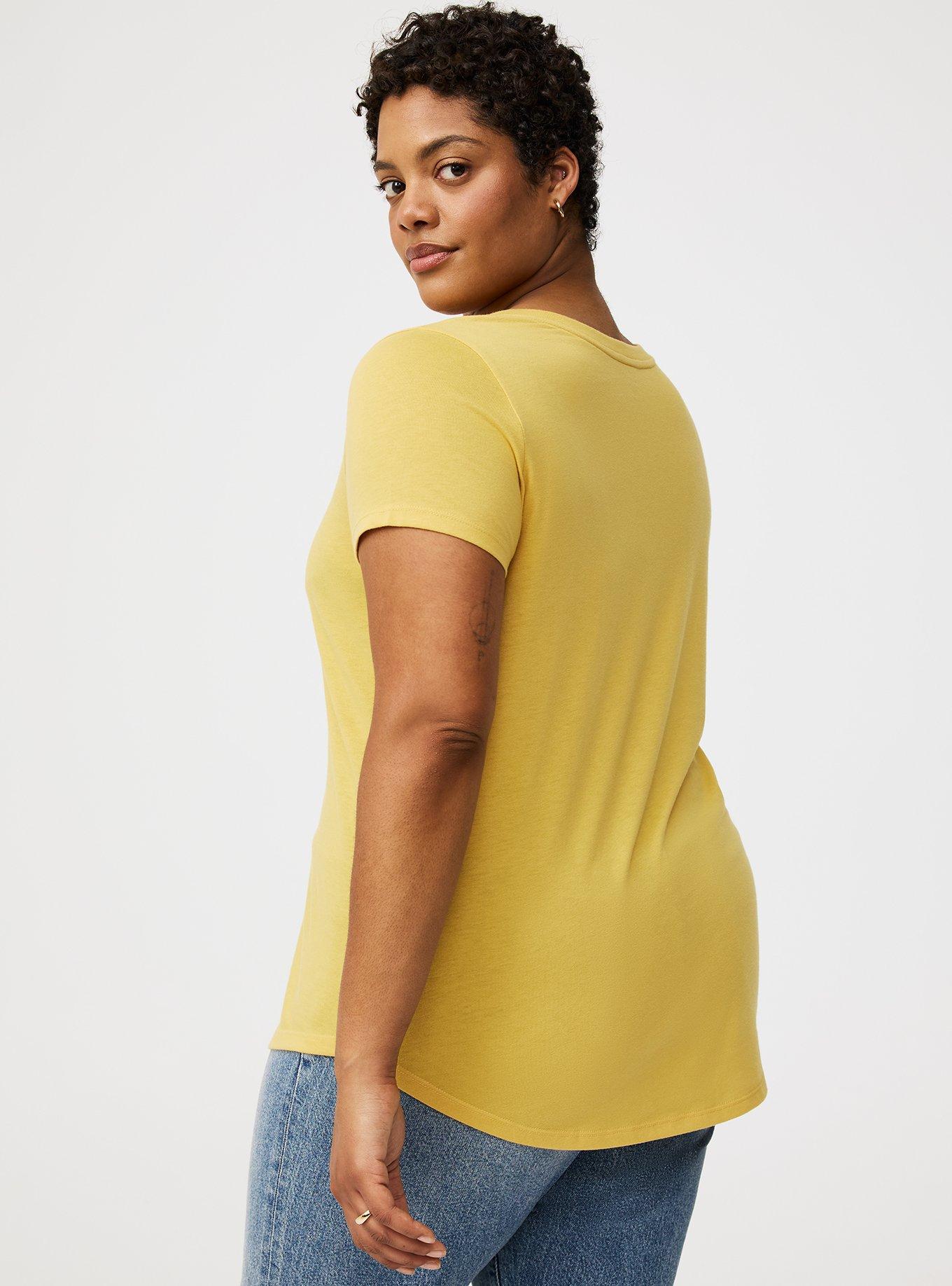 Girlfriend Signature Jersey V-Neck Tee