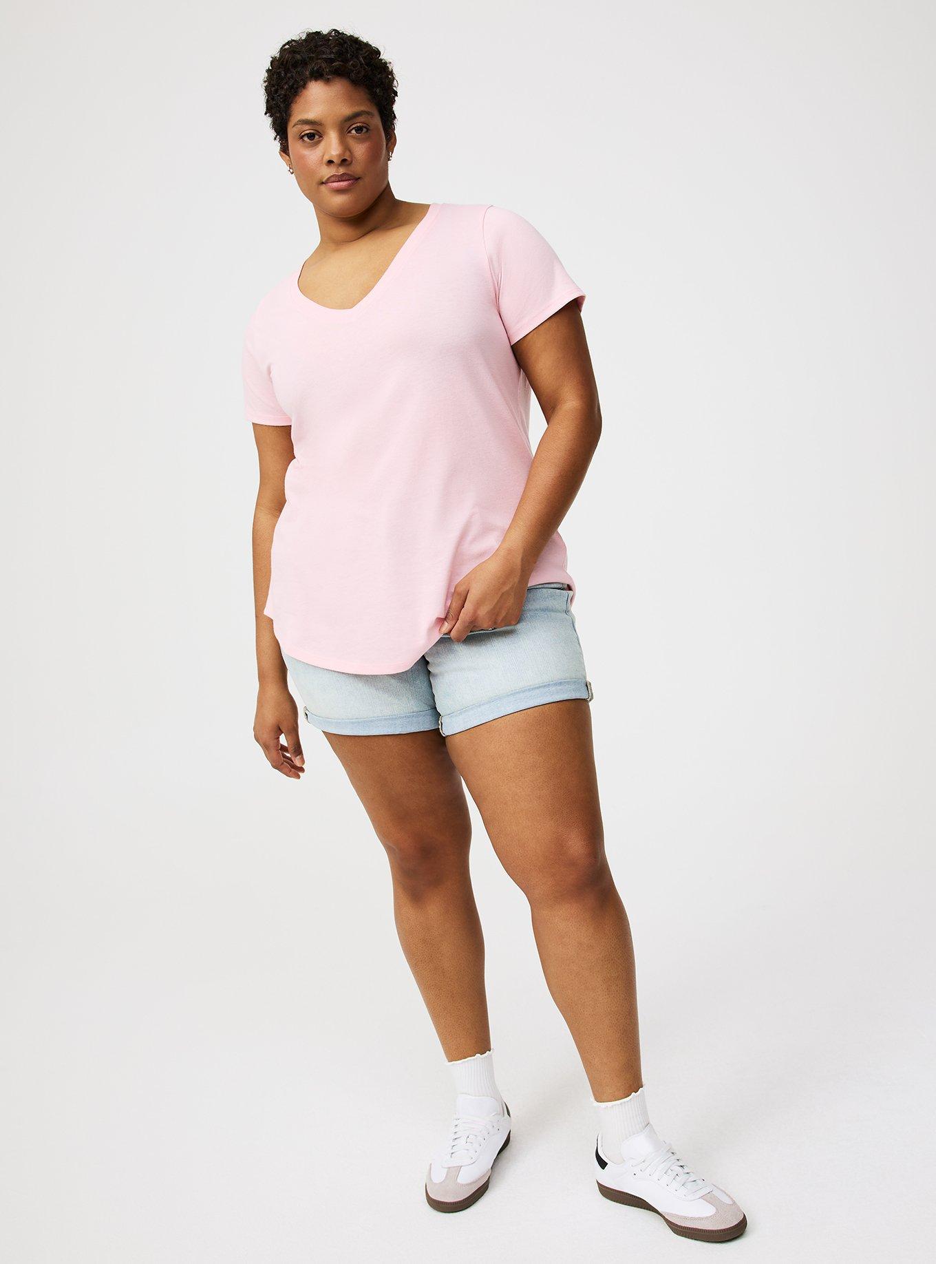 Girlfriend Signature Jersey V-Neck Tee