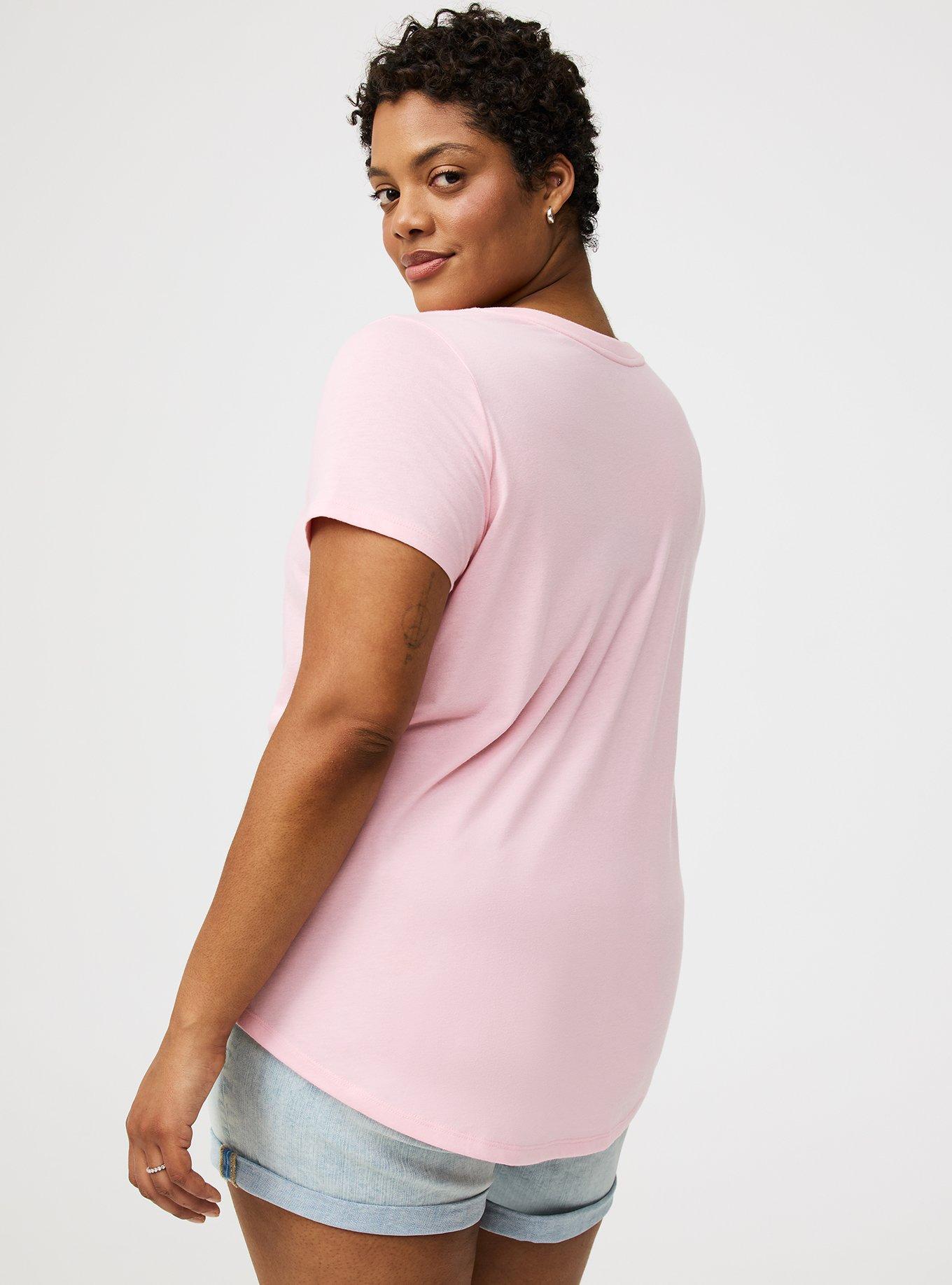 Girlfriend Signature Jersey V-Neck Tee