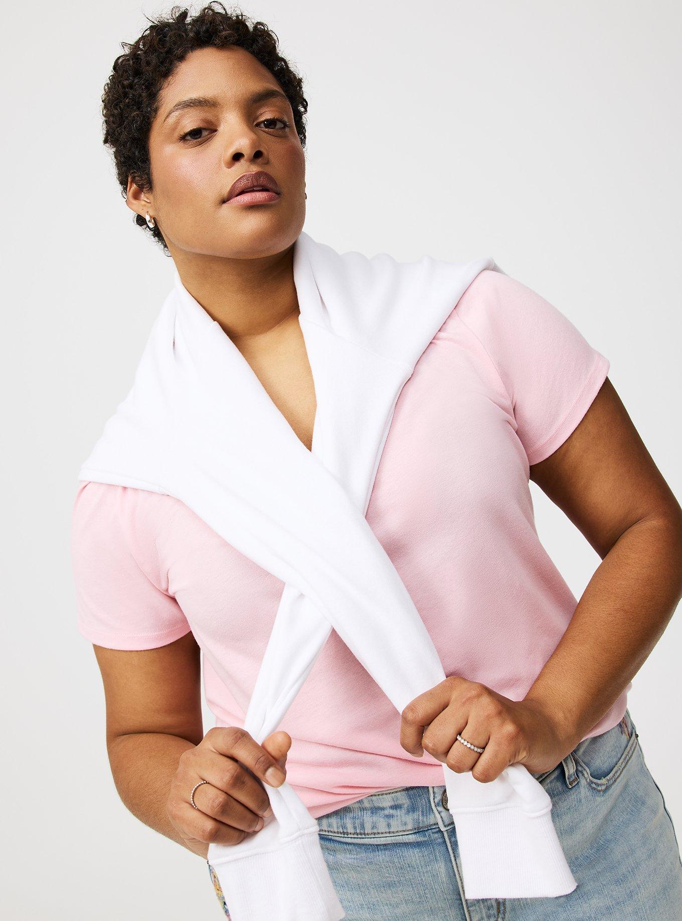 Girlfriend Signature Jersey V-Neck Tee