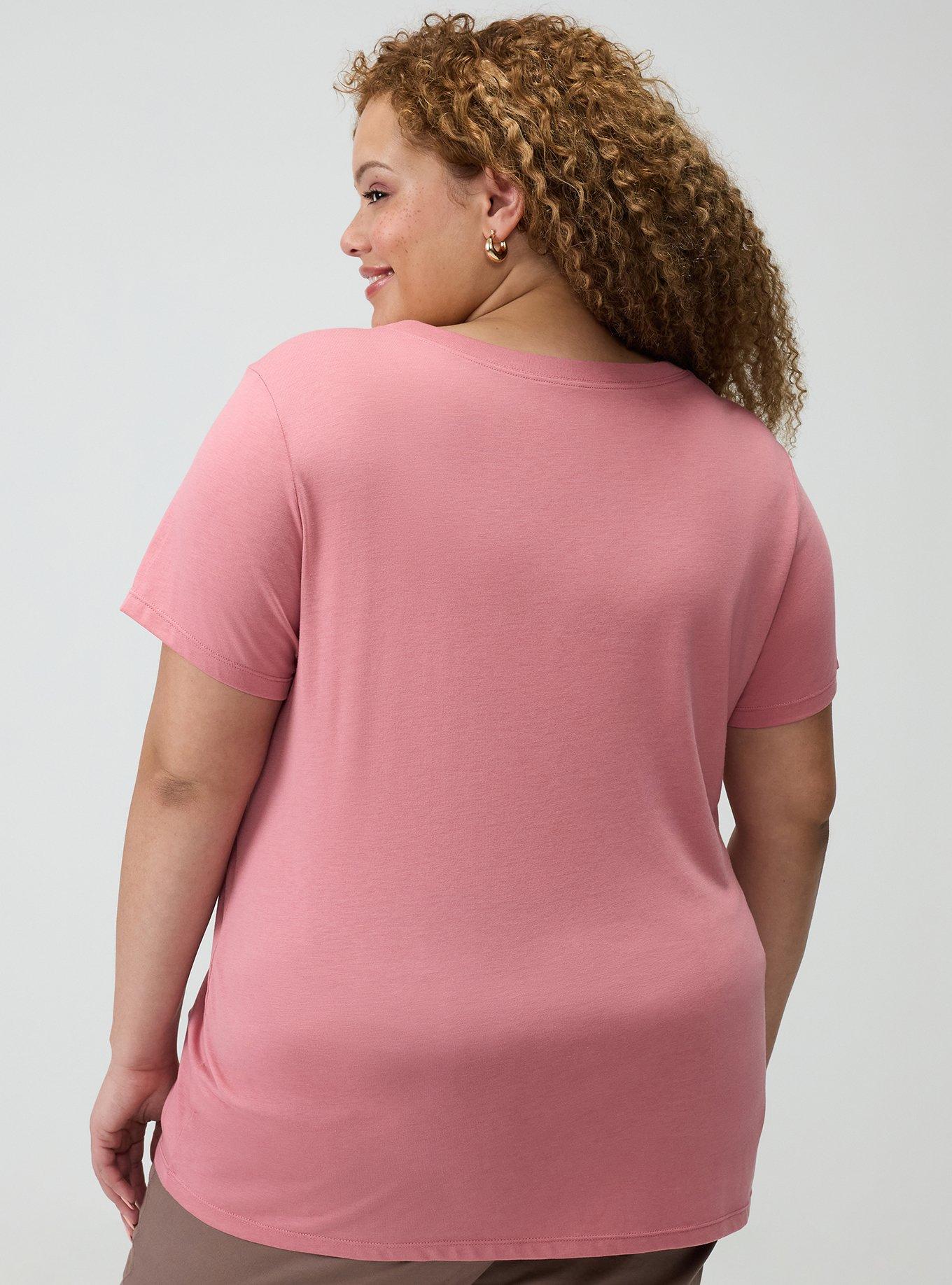 Everyday Crew Signature Jersey Tee, DUSTY ROSE, alternate