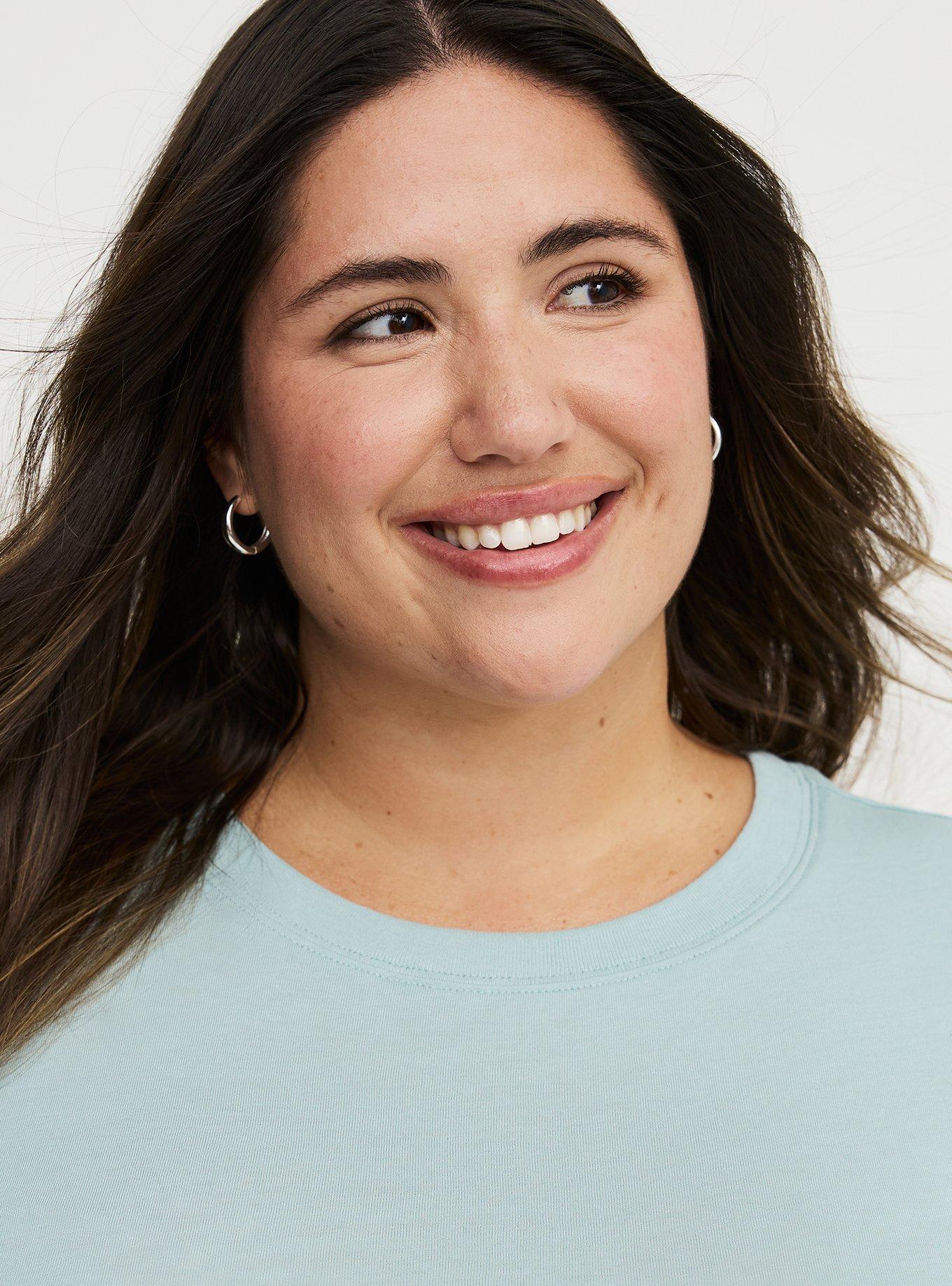 Everyday Signature Jersey Crew Tee, GRAY MIST, alternate