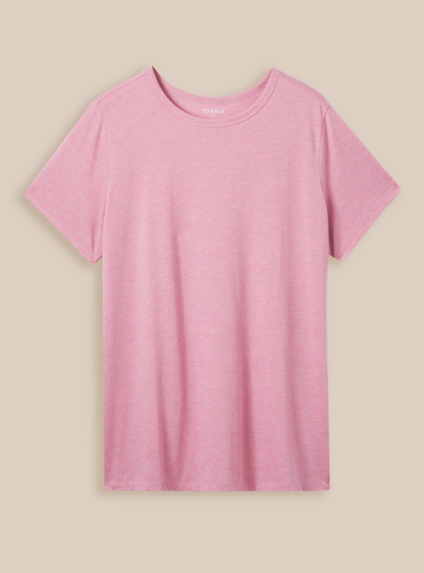 Plus Size Everyday Signature Jersey Crew Tee, MAUVE, hi-res