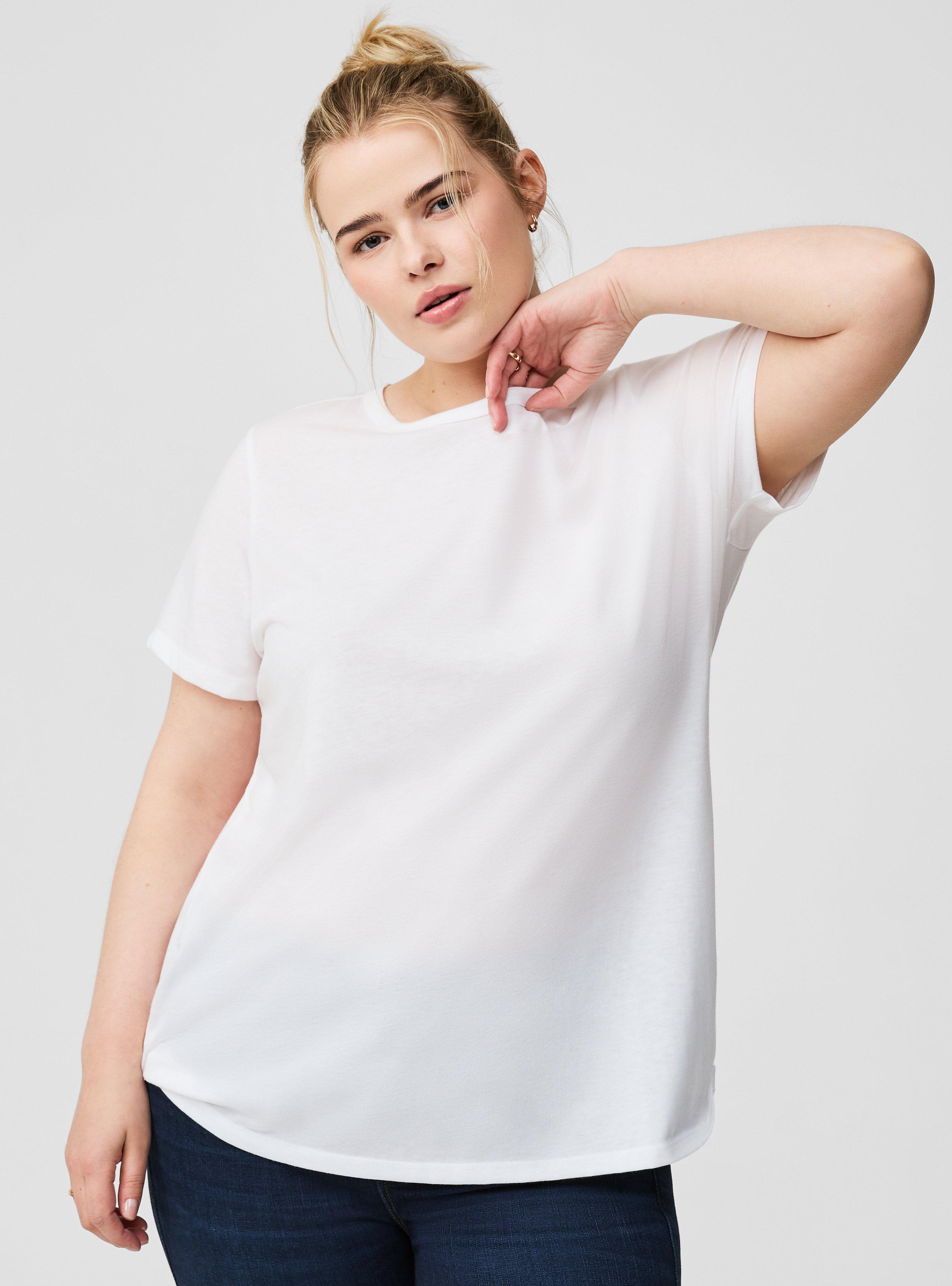 Everyday Signature Jersey Crew Neck Tee, BRIGHT WHITE, alternate