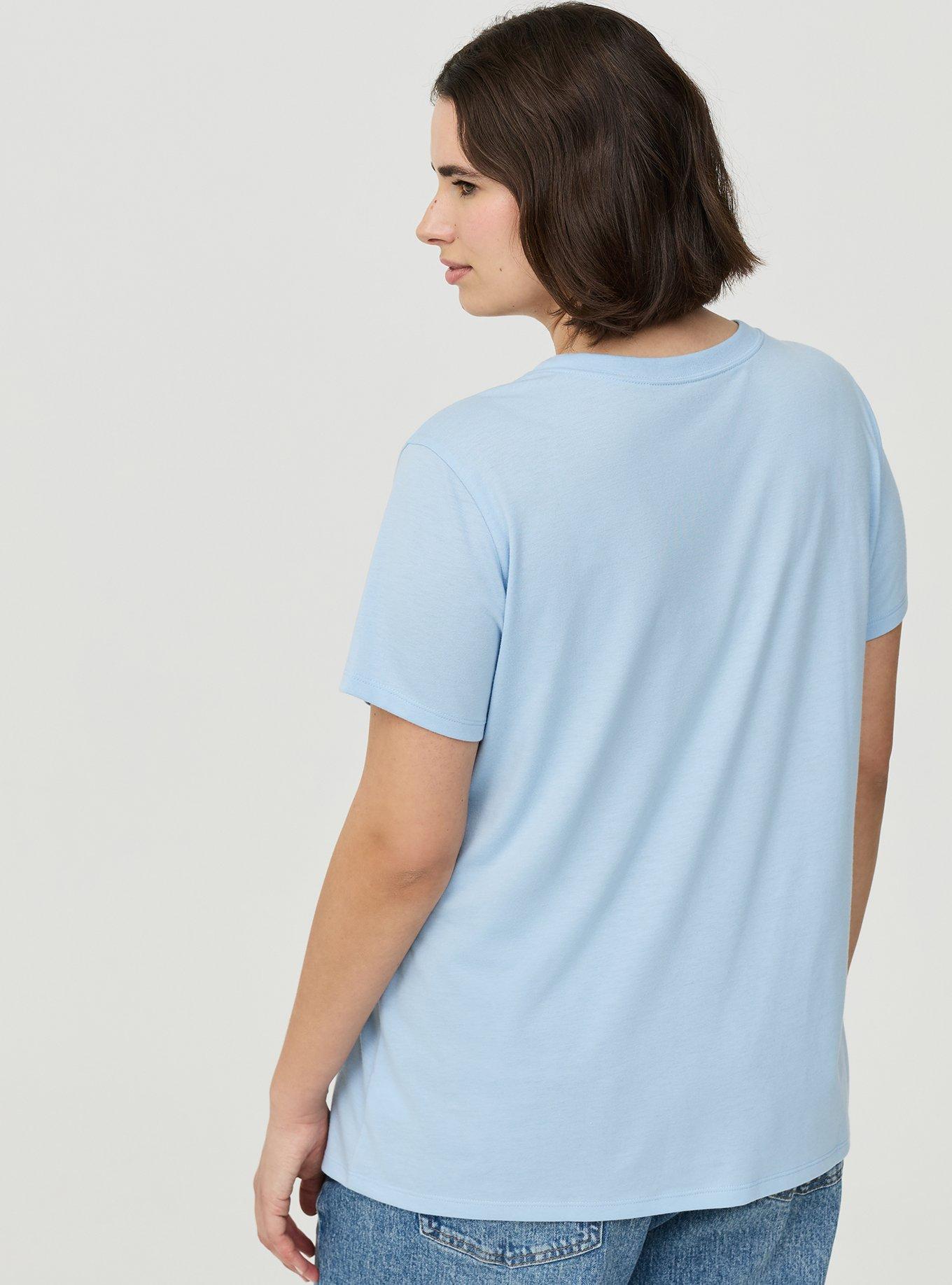 Everyday Signature Jersey Crew Tee, CHAMBRAY BLUE, alternate