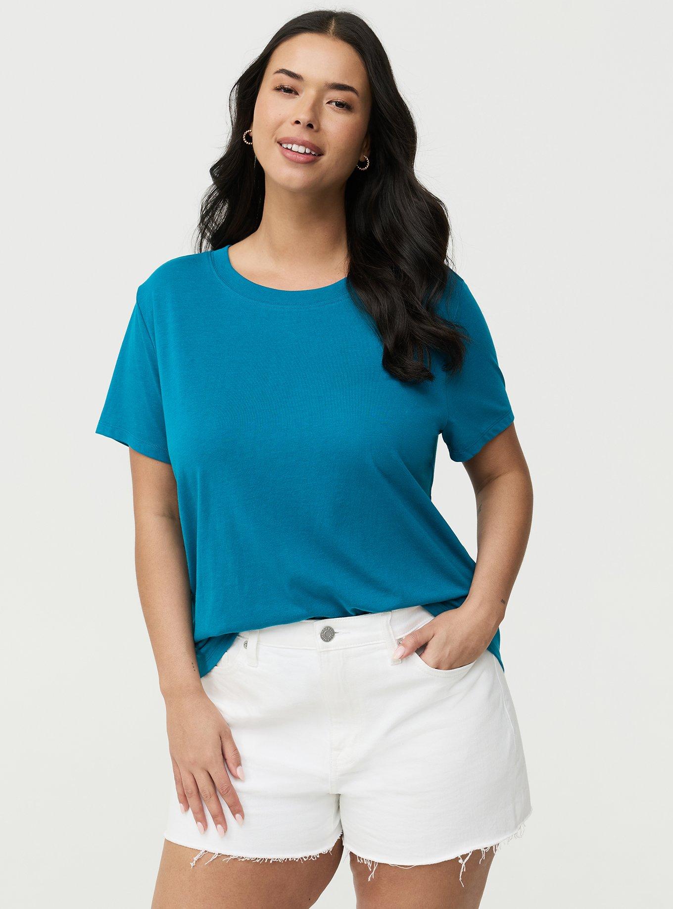 Everyday Signature Jersey Crew Tee, OCEAN DEPTHS, alternate