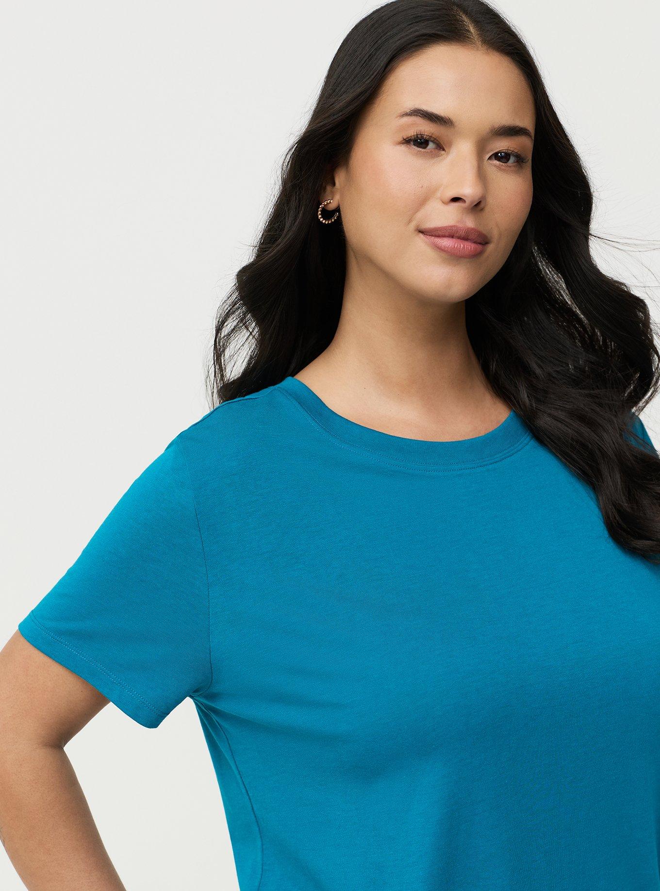 Everyday Signature Jersey Crew Tee, OCEAN DEPTHS, alternate