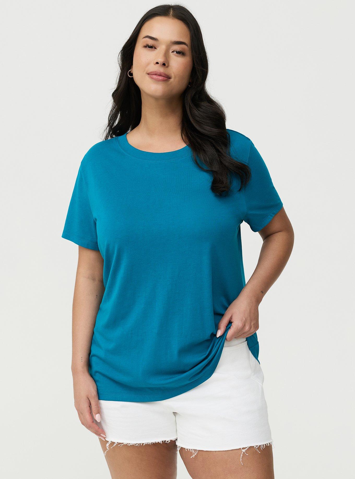 Everyday Signature Jersey Crew Tee, OCEAN DEPTHS, alternate
