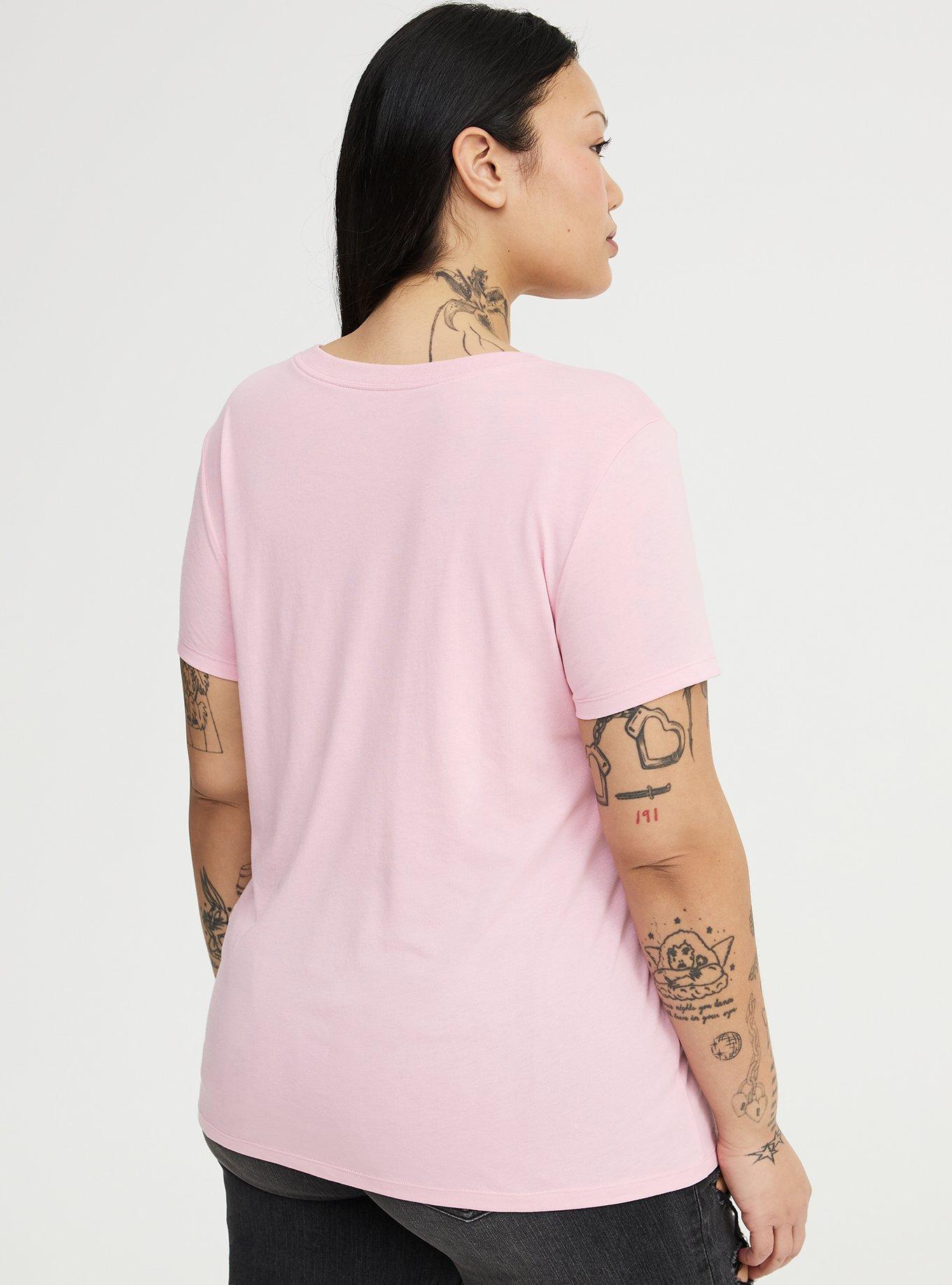 Everyday Signature Jersey Crew Tee, BLEACHED MAUVE, alternate