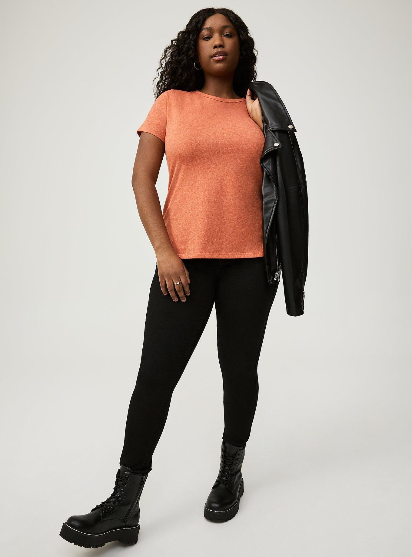 Plus Size - Everyday Signature Jersey Crew Tee - Torrid