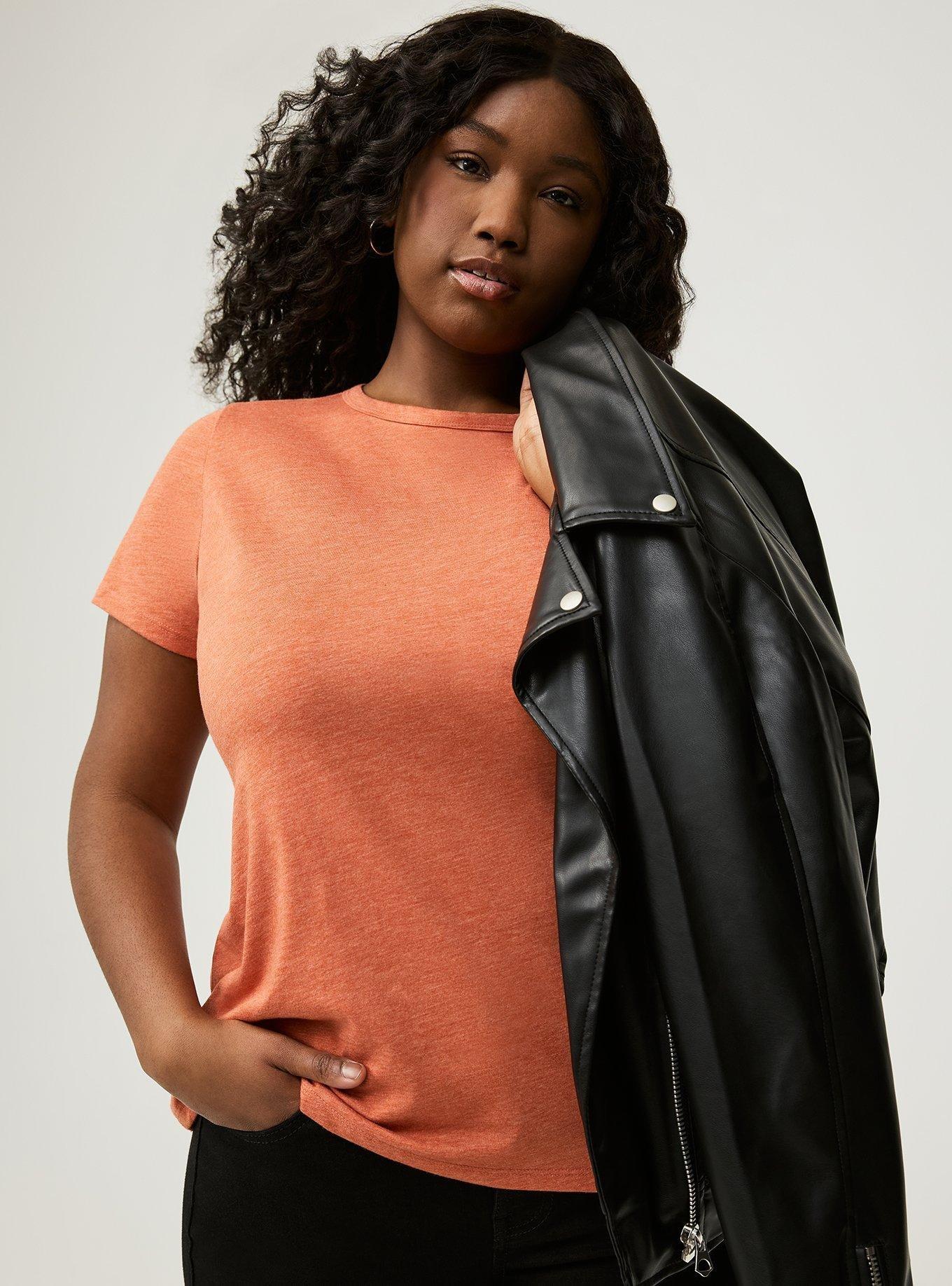 Plus Size - Everyday Signature Jersey Crew Tee - Torrid