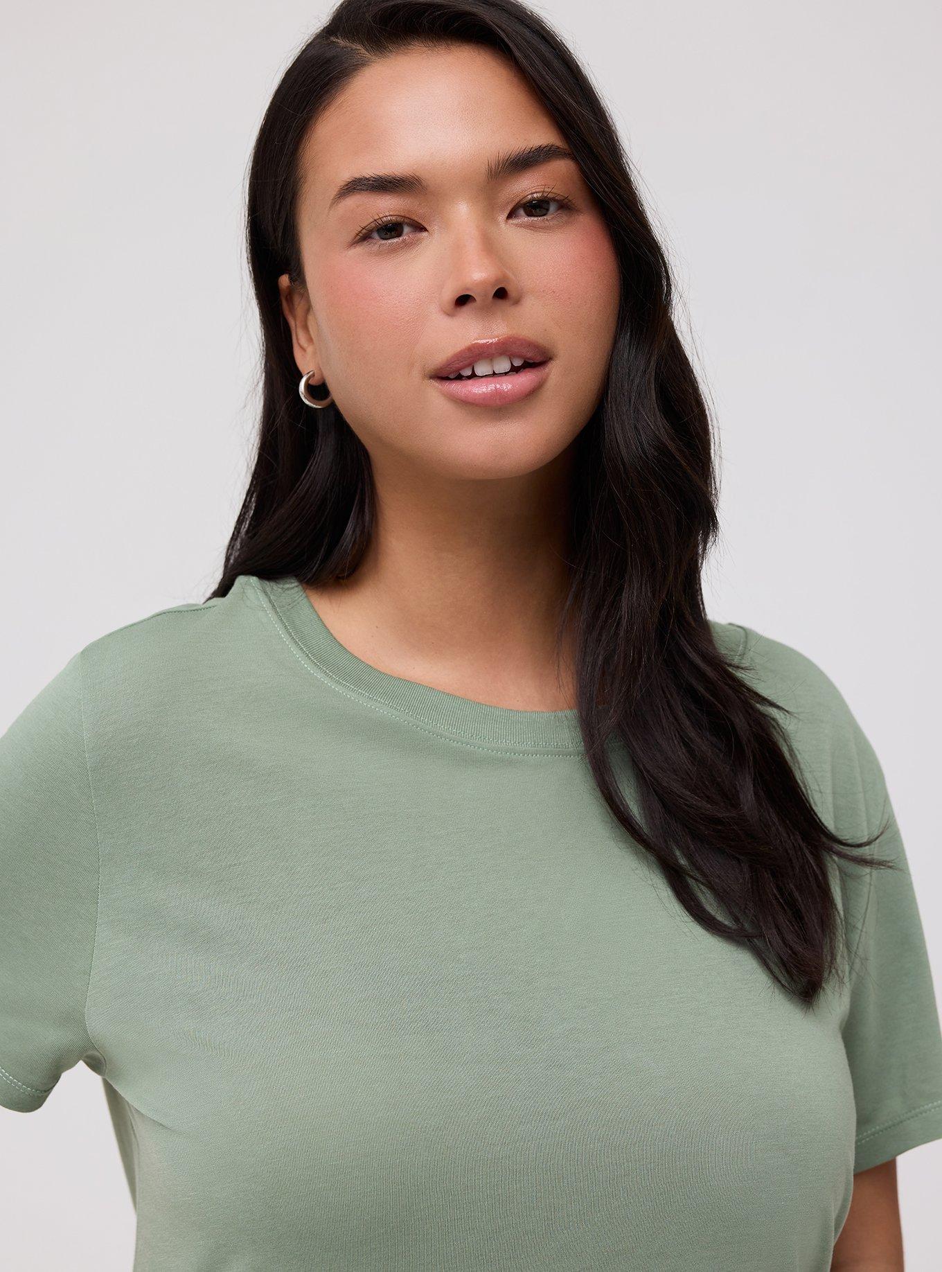 Everyday Signature Jersey Crew Tee, HEDGE GREEN, alternate