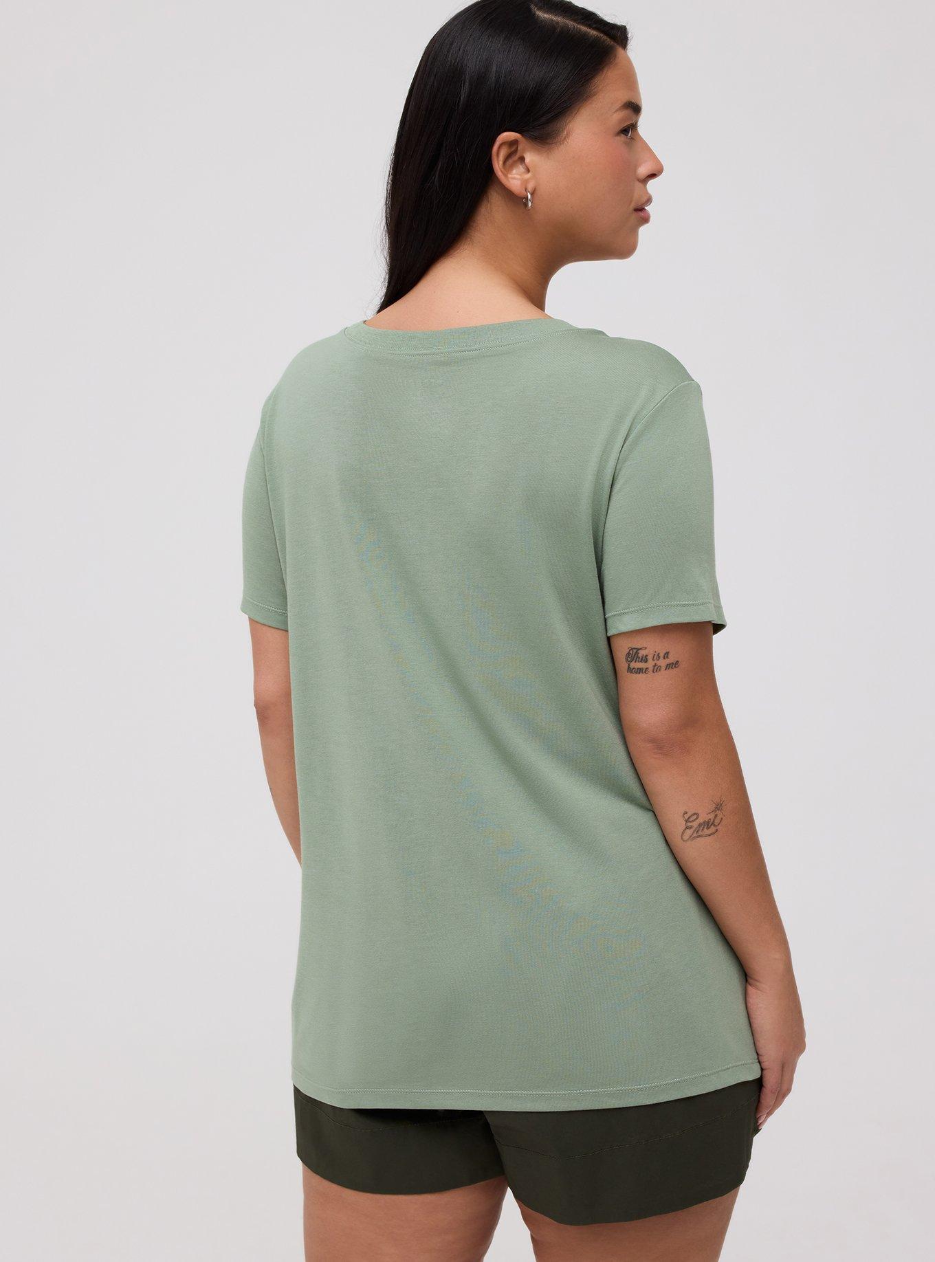 Everyday Signature Jersey Crew Tee, HEDGE GREEN, alternate