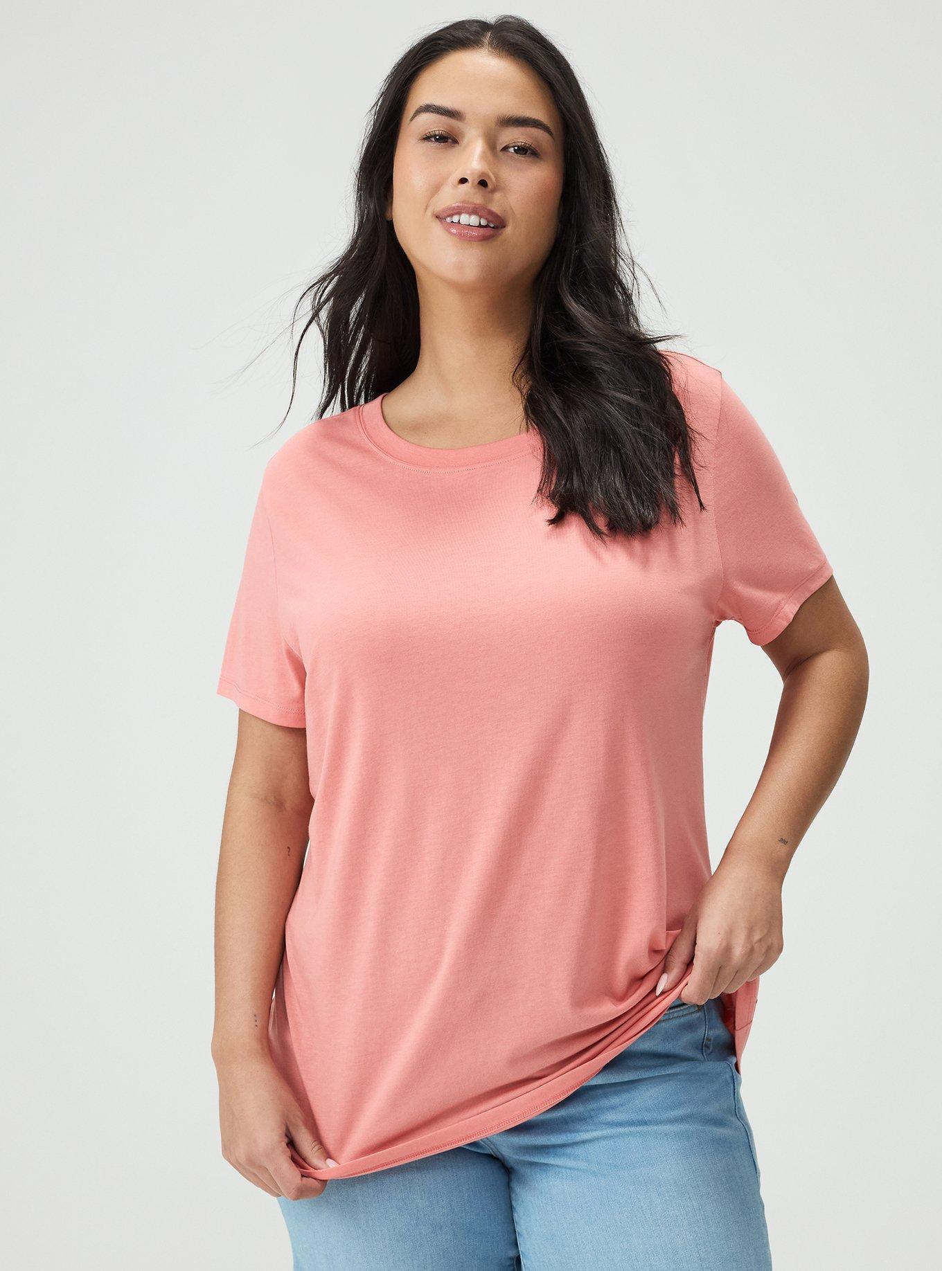 Everyday Signature Jersey Crew Neck Tee, LANTANA, hi-res